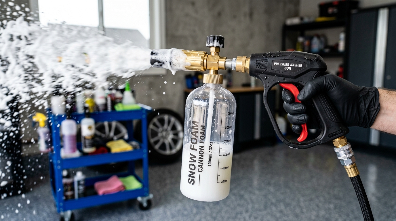 How to Use a Foam Cannon