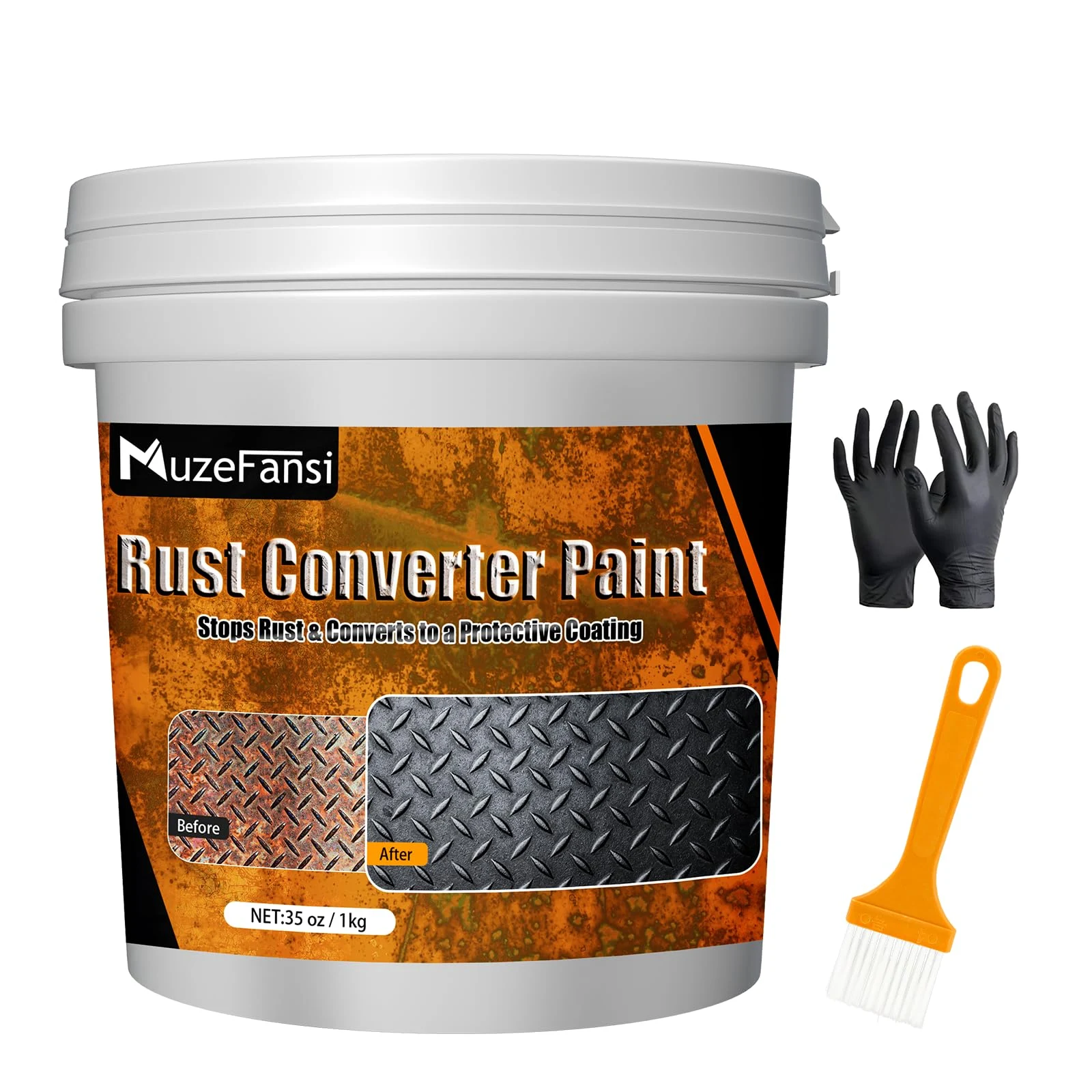 2-in-1 Rust Converter & Metal Primer – Stops Rust product image 3 for car polish