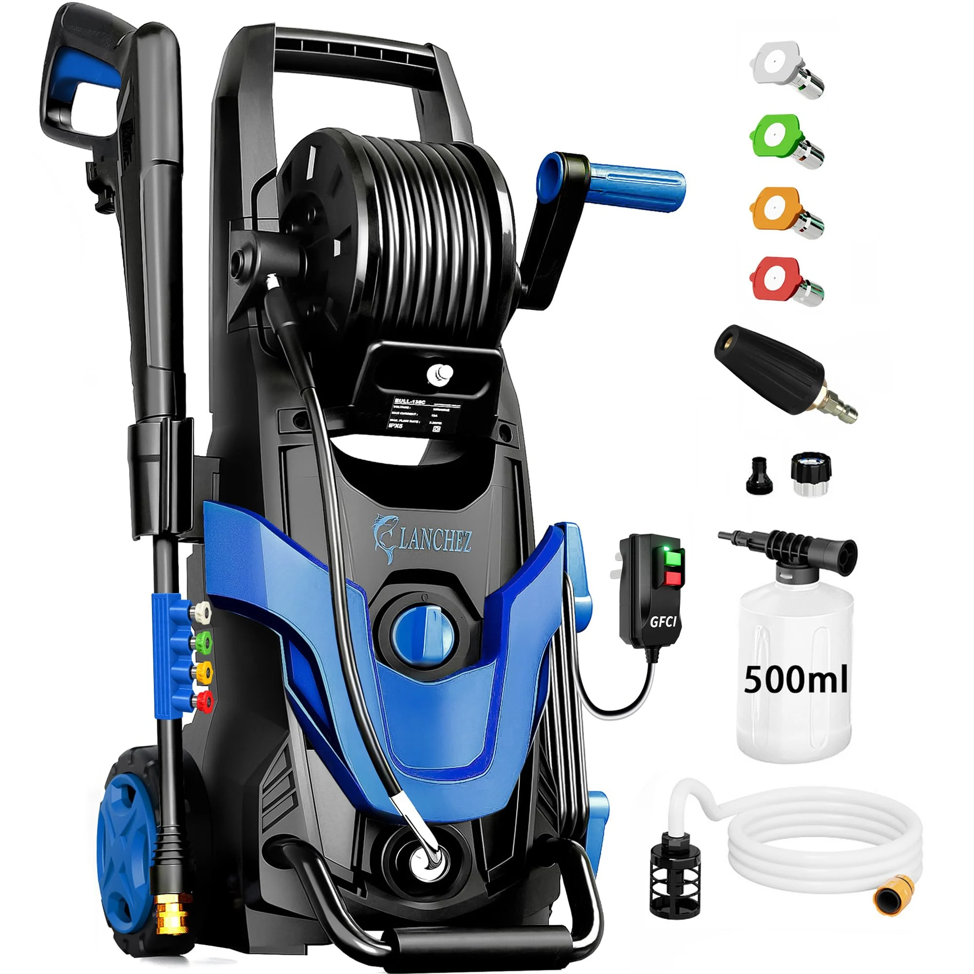 2026Upgraded 4800 MAX Pressure Washer w/5 Quick… product image 2 for car detailing