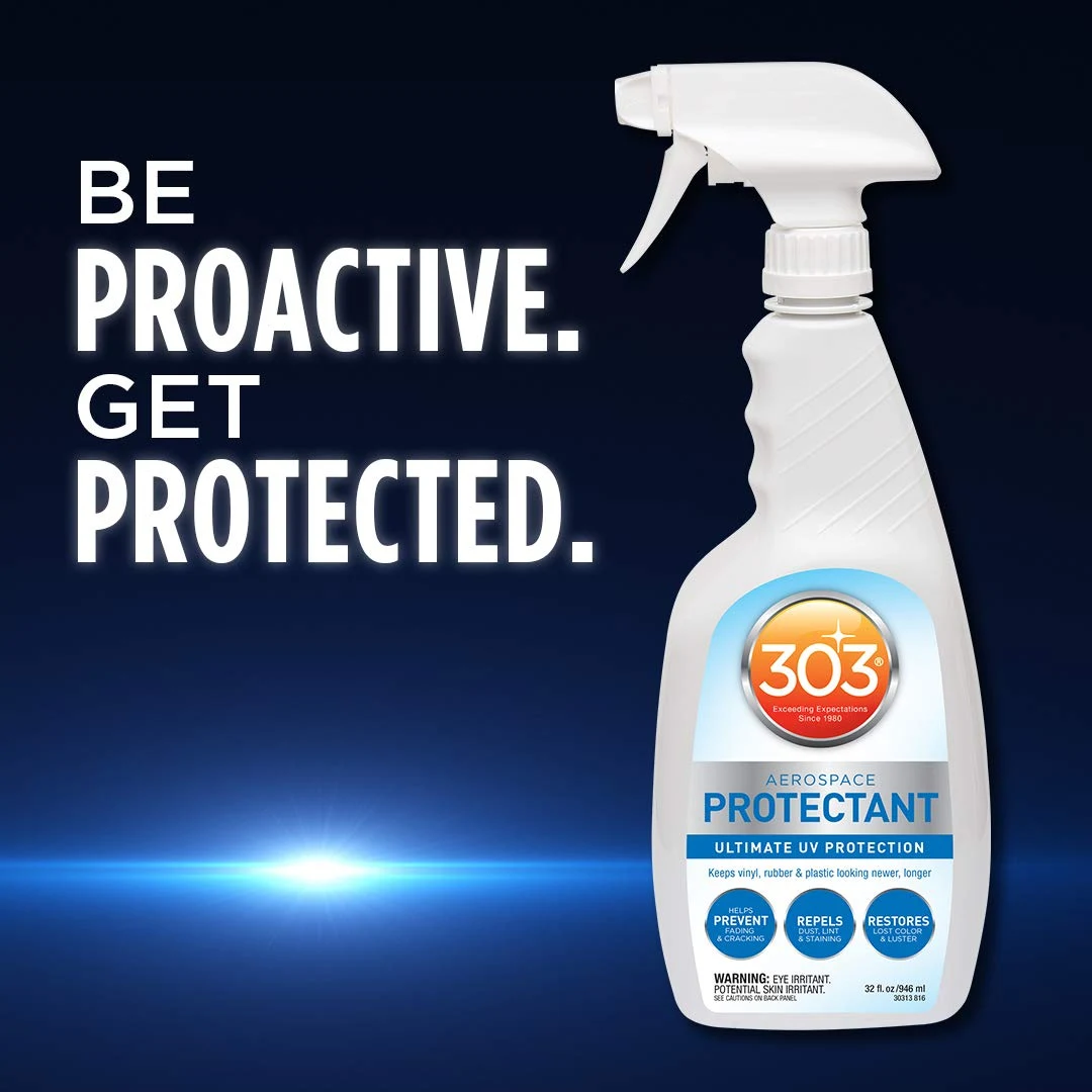 303 Aerospace Protectant for Vinyl, Plastic & Rubber, 32 oz | Provides UV protection while helping prevent fading, cracking, product photo, view 8 of 15