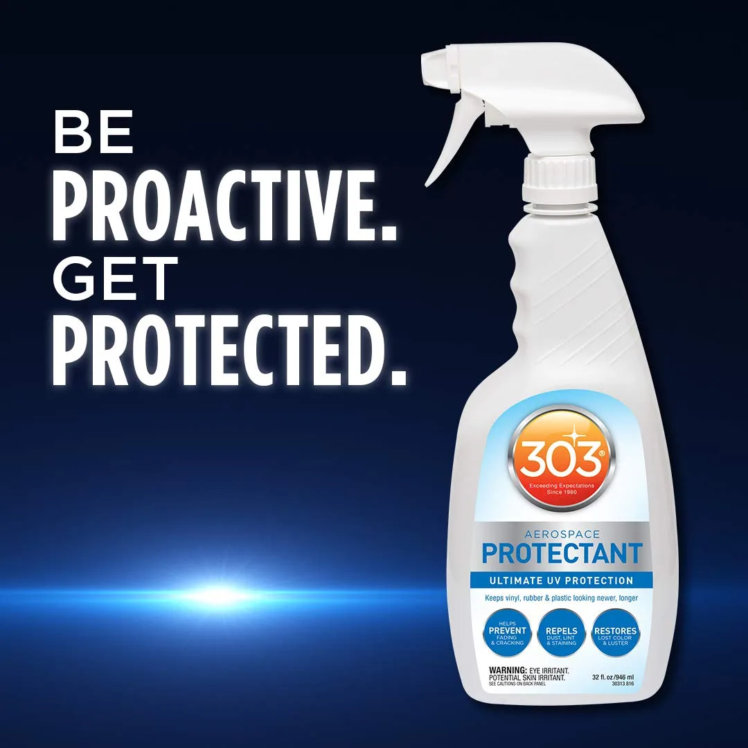 303 Aerospace Protectant for Vinyl, Plastic & Rubber, 32 oz | Provides UV protection while helping prevent fading, cracking, product photo, view 15 of 15