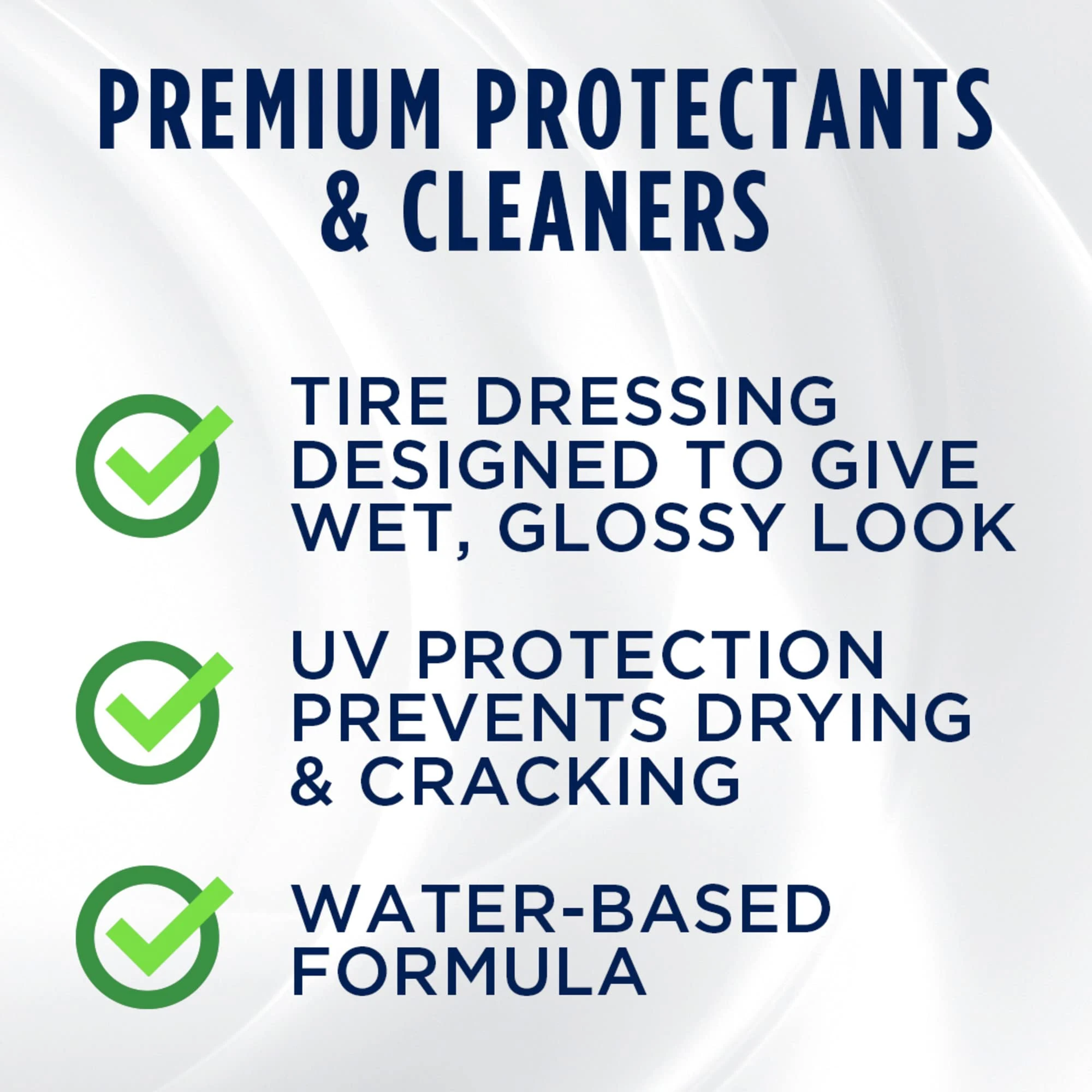303 High Gloss Tire Shine & Protectant, 16 oz | Water-based tire shine delivers long-lasting gloss without harmful silicones. product photo, view 5 of 15