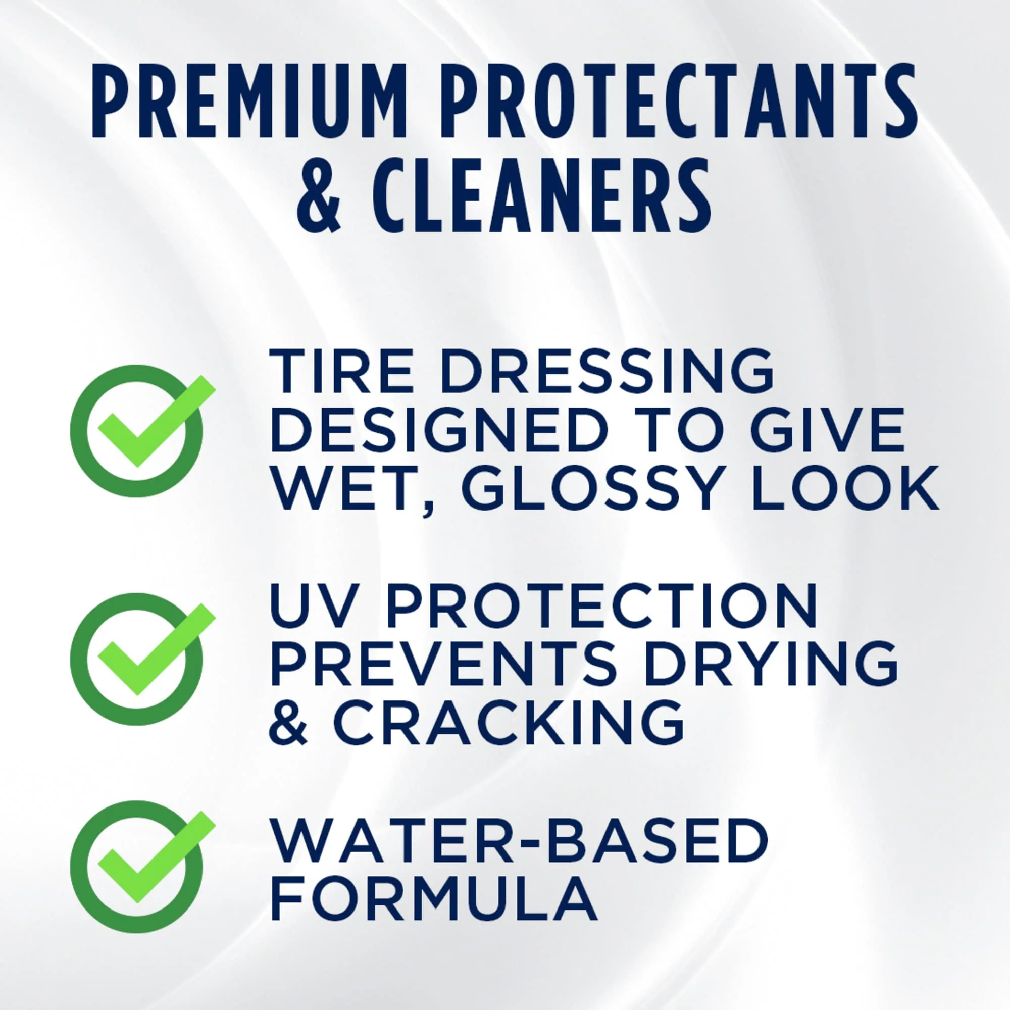 303 High Gloss Tire Shine & Protectant, 16 oz | Water-based tire shine delivers long-lasting gloss without harmful silicones. product photo, view 12 of 15