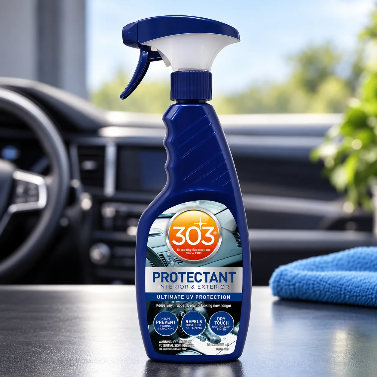 303 Automotive Protectant for Vinyl, Plastic & Rubber, 16 oz | Protects interior and exterior automotive surfaces from UV dam product photo, view 9 of 15
