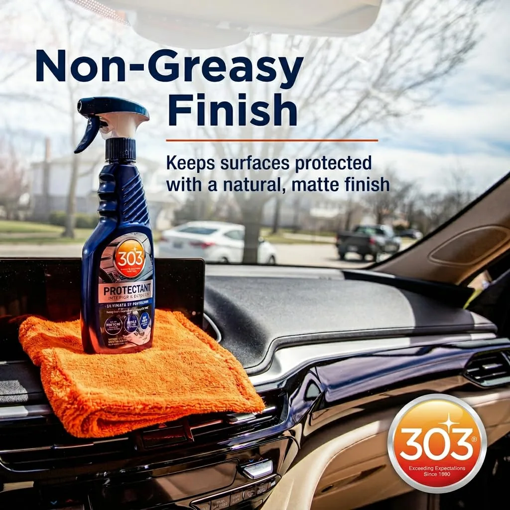 303 Automotive Protectant for Vinyl, Plastic & Rubber, 16 oz | Protects interior and exterior automotive surfaces from UV dam product photo, view 12 of 15