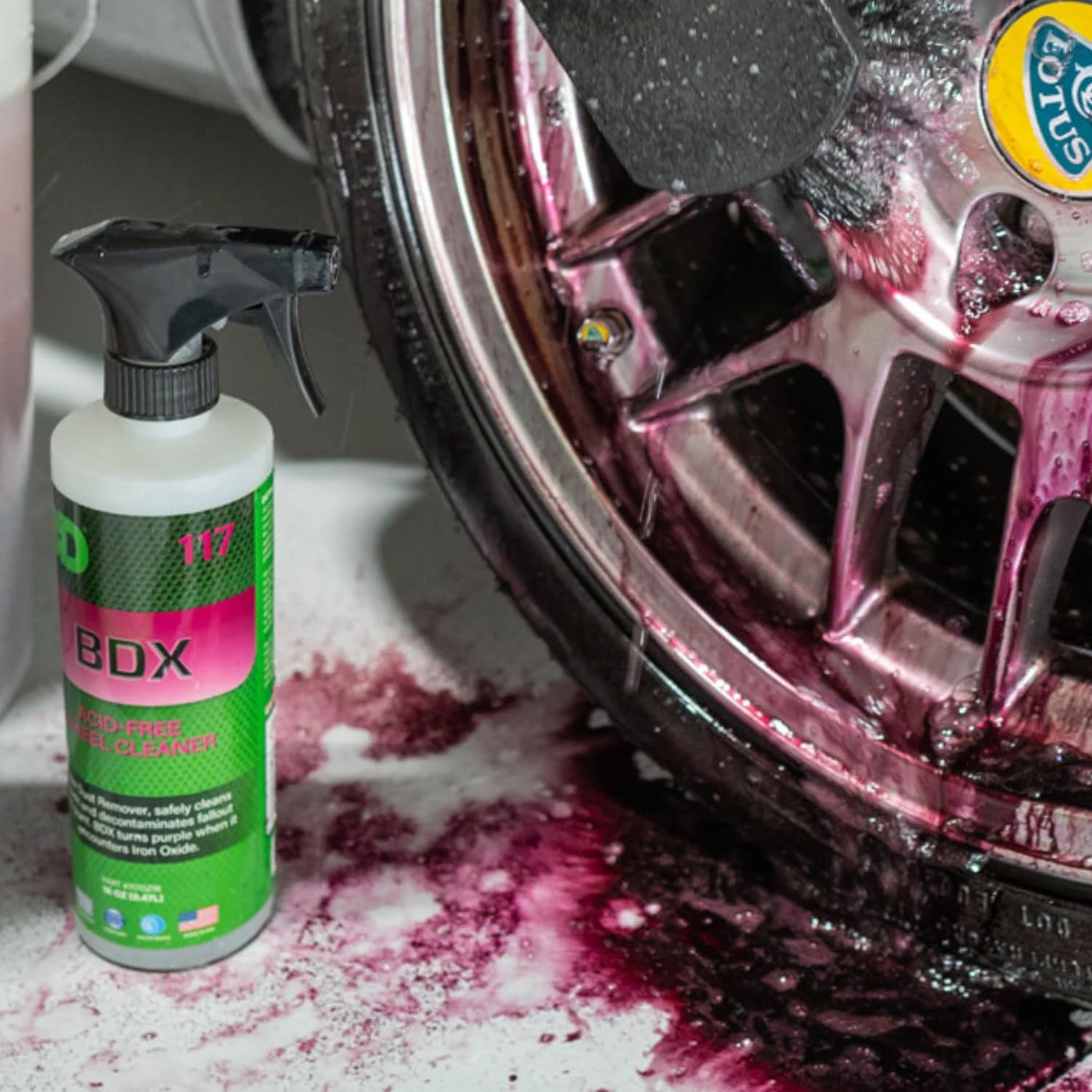 3D BDX Iron Remover – Fast Acting Fallout & Brake Dust Cleaner | Purple Color-Changing Spray for Wheels & Paint | Acid-Free | product photo, view 7 of 13
