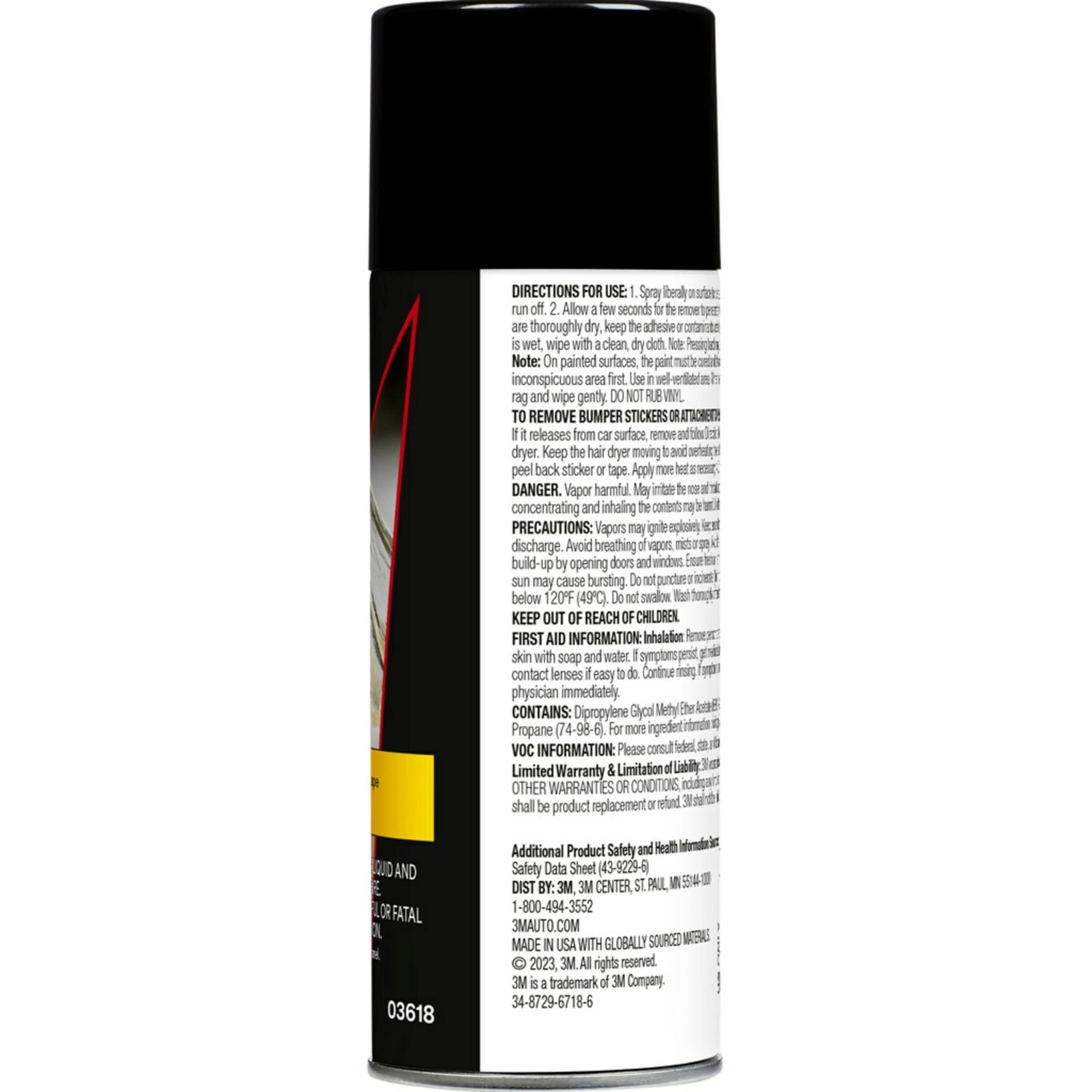3M Adhesive Remover 12 oz (Pack of 6) – Low VOC, CARB Compliant, Fast-Acting Residue-Free Solvent Removes Adhesives, Stickers product photo, view 6 of 11
