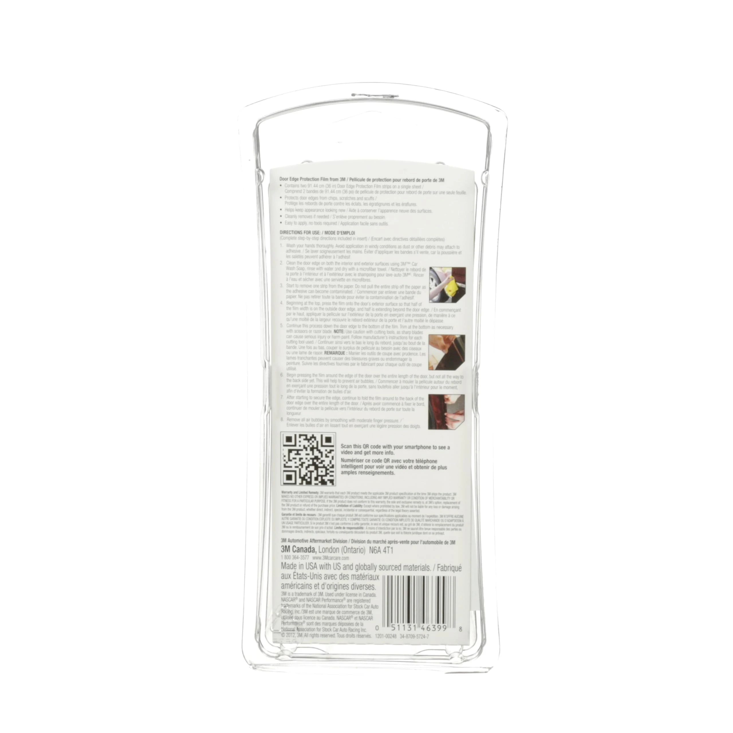 3M Door Edge Protection Film, 36 Inch, Protect Door Edges From Chips, Scratches, and Scuffs, No Tool Required, Yellowing and product photo, view 6 of 15