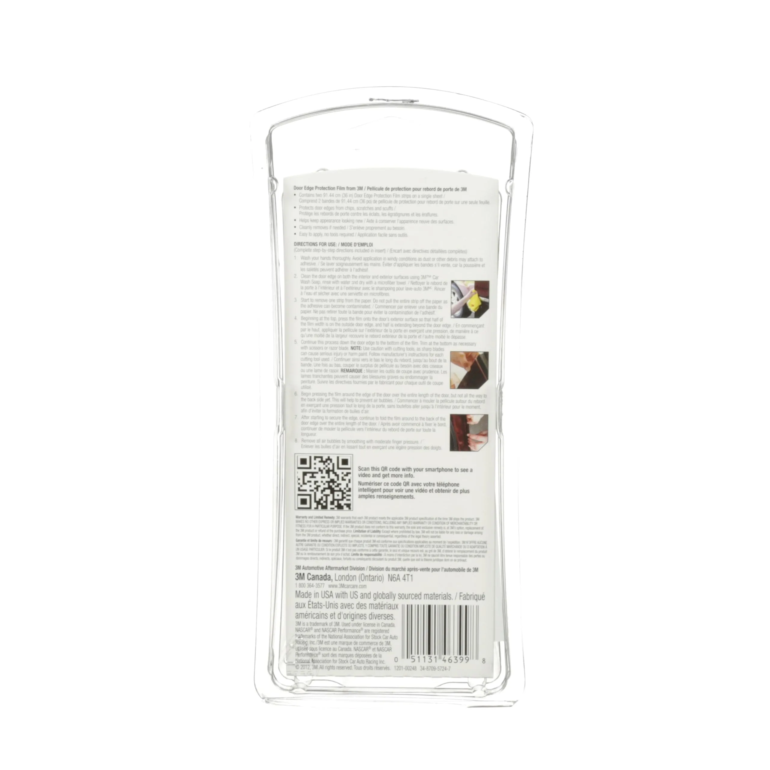 3M Door Edge Protection Film, 36 Inch, Protect Door Edges From Chips, Scratches, and Scuffs, No Tool Required, Yellowing and product photo, view 13 of 15