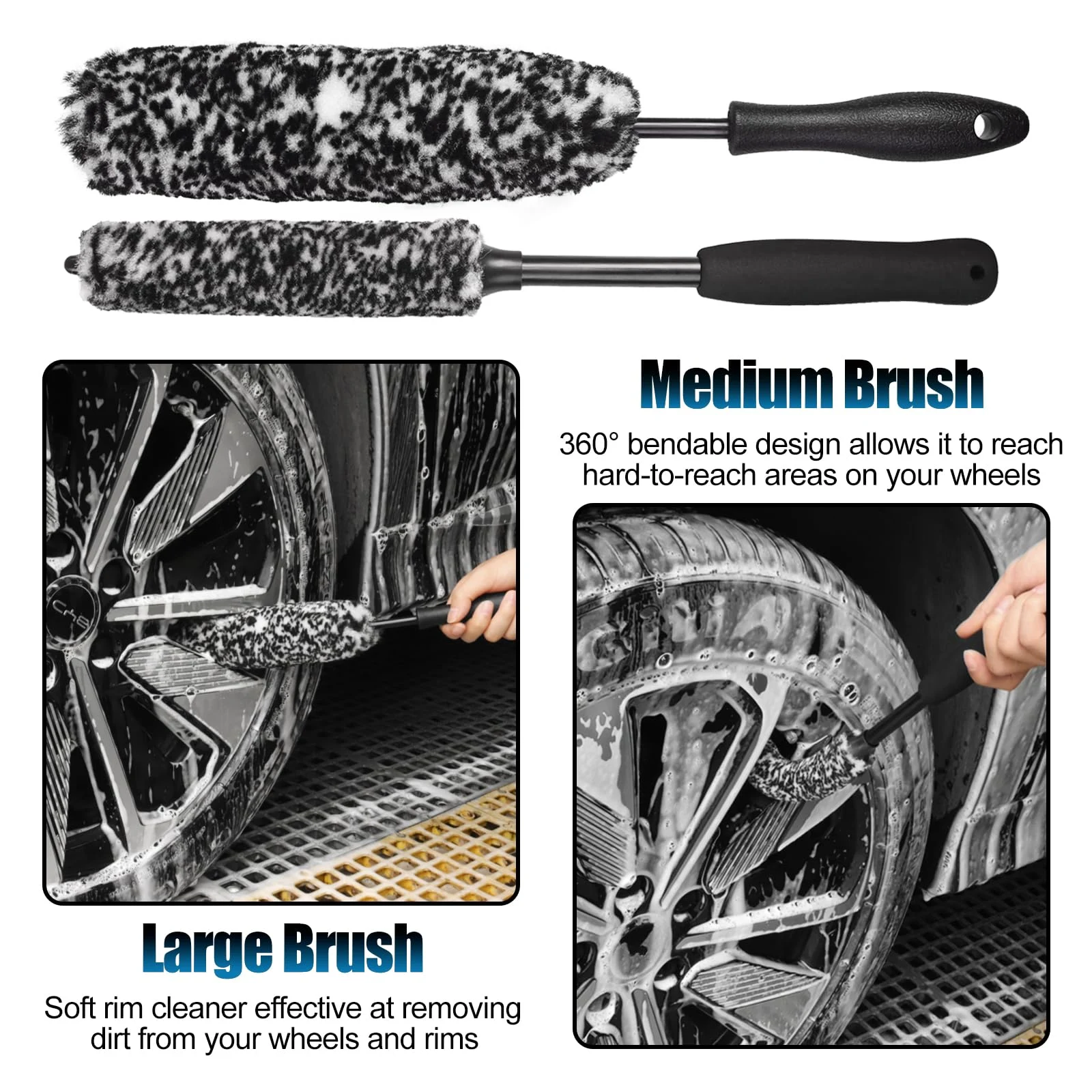 8Pcs Wheel Brush product image 4 for wheel cleaner