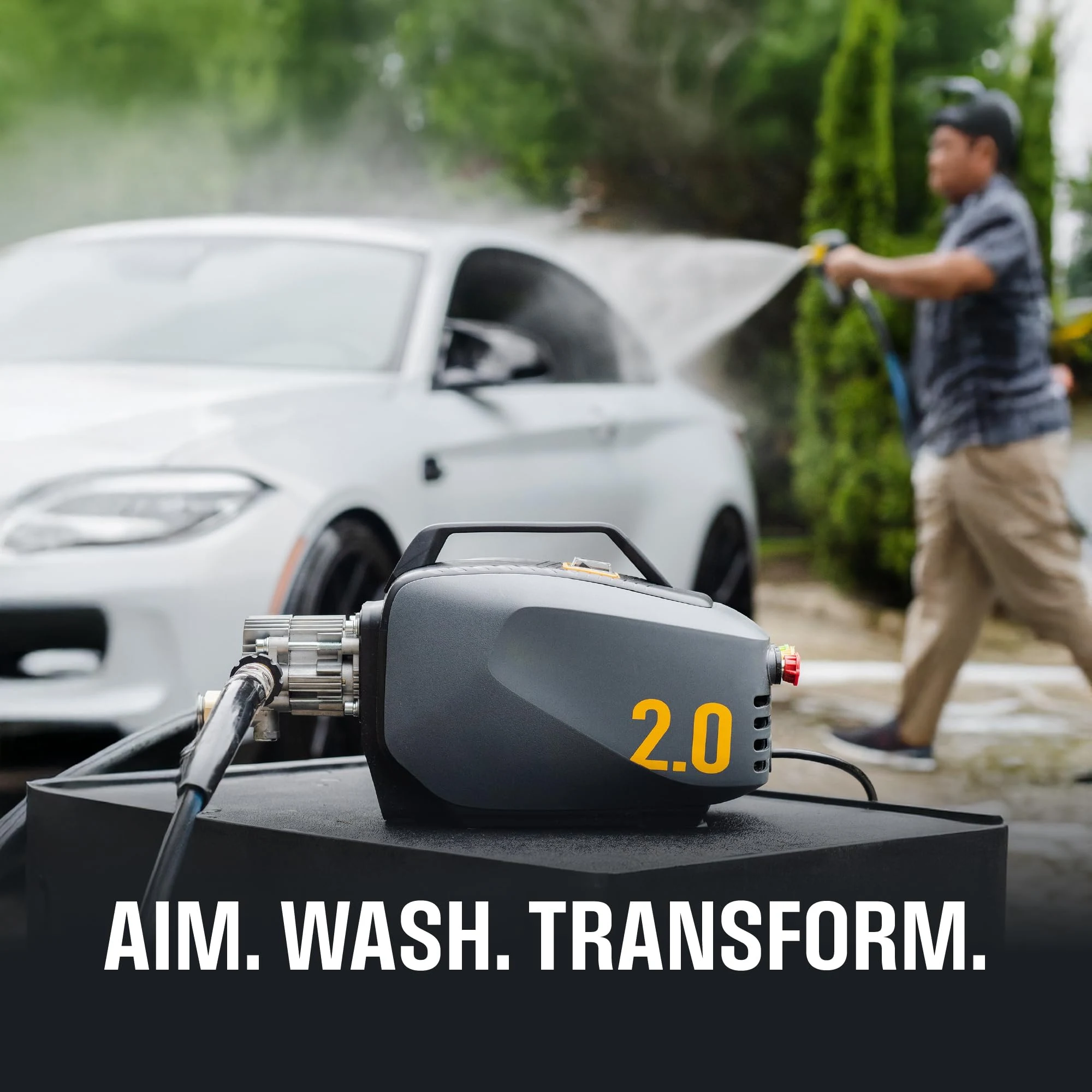 Active 2.0 GPM Electric High-Pressure Washer, 1800 PSI, 15A | DIY Automotive Car Care. Paint-Safe, Compact & Portable for Hom product image 4