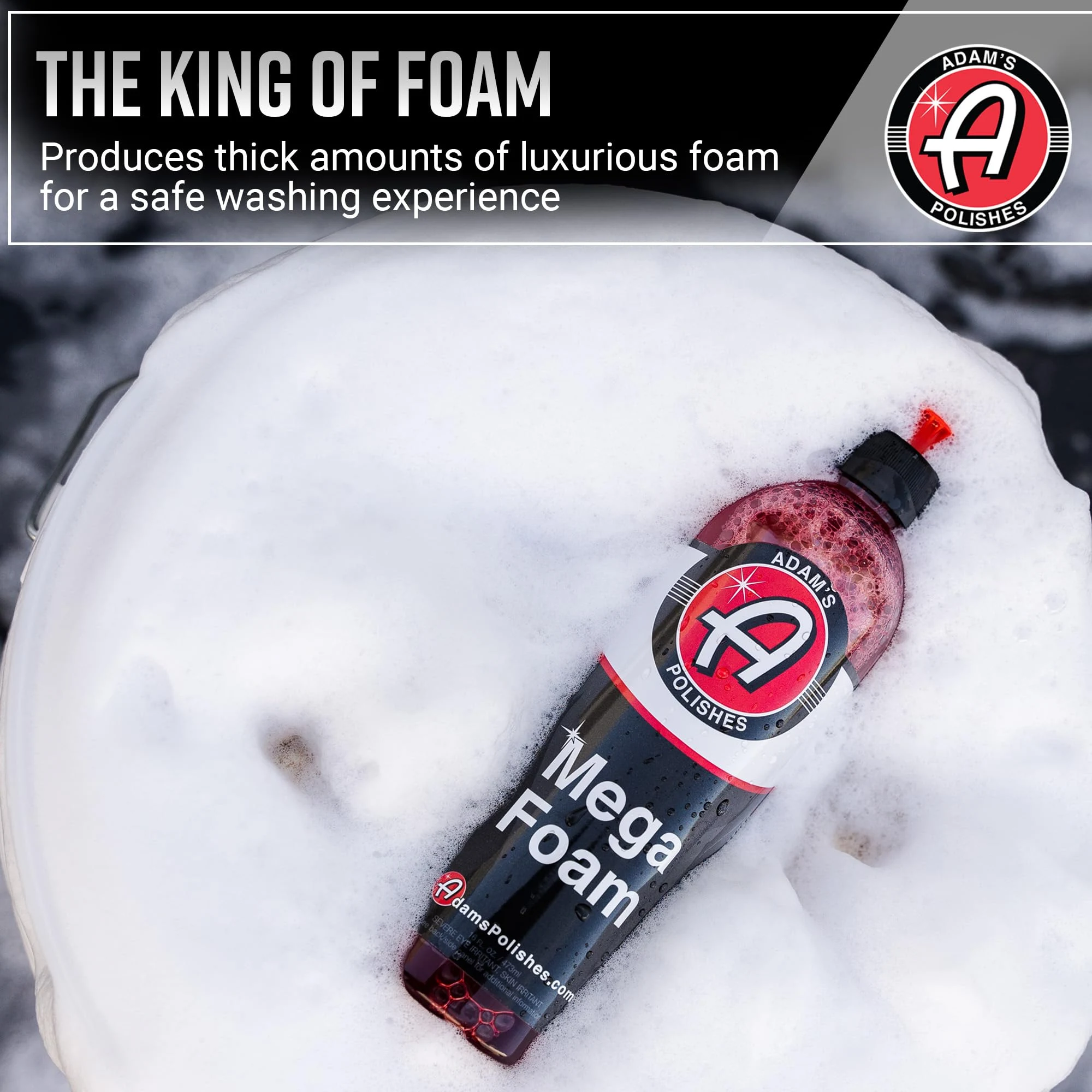 Adam’s Mega Foam Car Wash Soap product image 4 for foam cannon