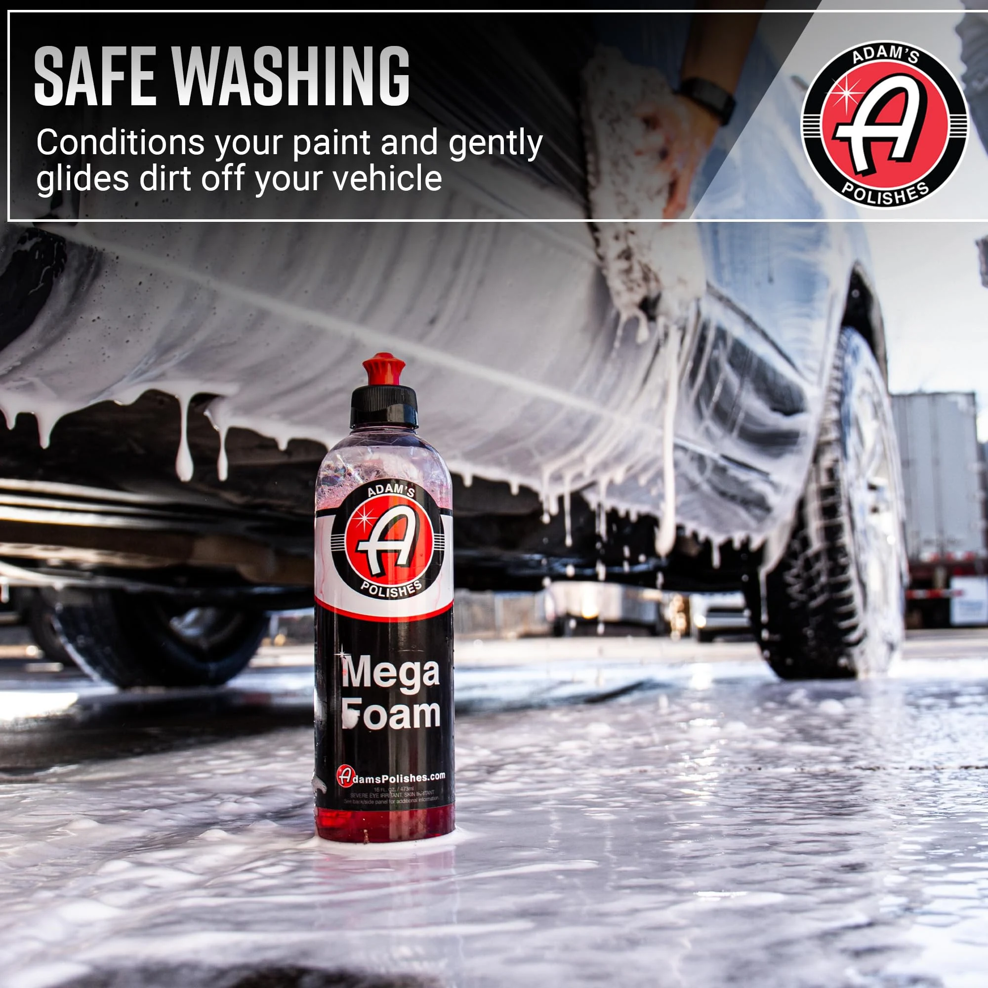 Adam’s Mega Foam Car Wash Soap (Gallon) – pH Neutral, Ultra Concentrated for Foam Cannon, Foaming Spray Gun, or Bucket – Safe product photo, view 6 of 16