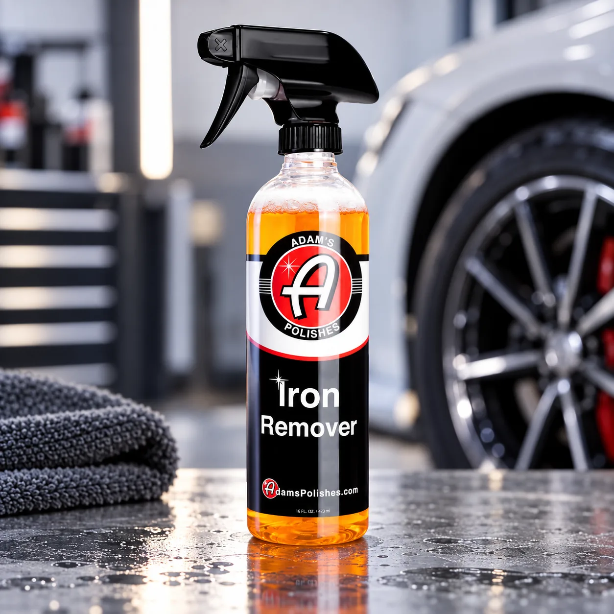 Adam's Iron Remover (16oz) - Iron Out Fallout & Stop Rust Remover Spray for Car Detailing Removes Iron Particles in Auto Pain product photo, view 9 of 15