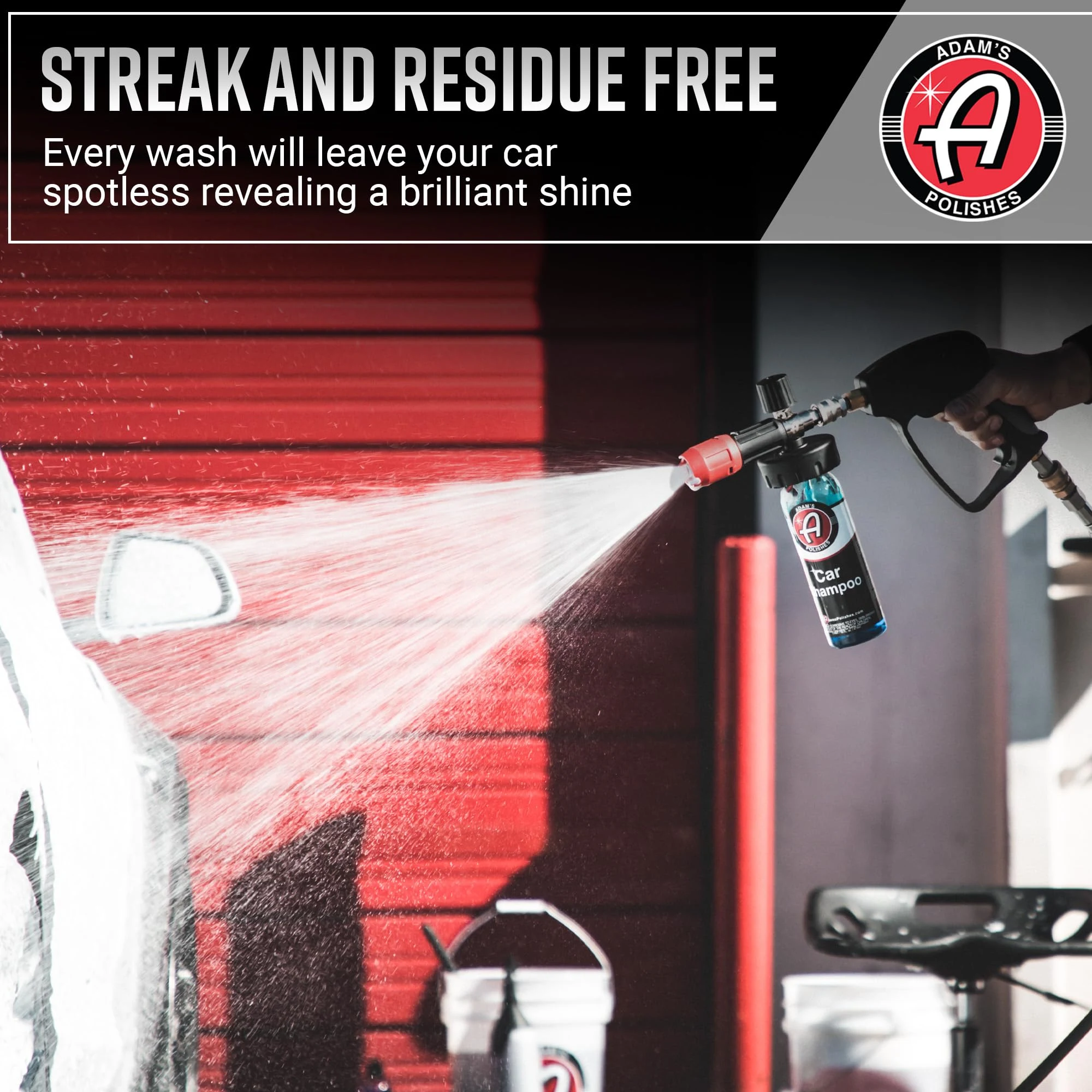 Adam's Polishes Car Wash Shampoo (Gallon) - pH Best Car Wash Soap For Snow Foam Cannon or Gun For Pressure Washer & 5 Gallon product photo, view 6 of 15