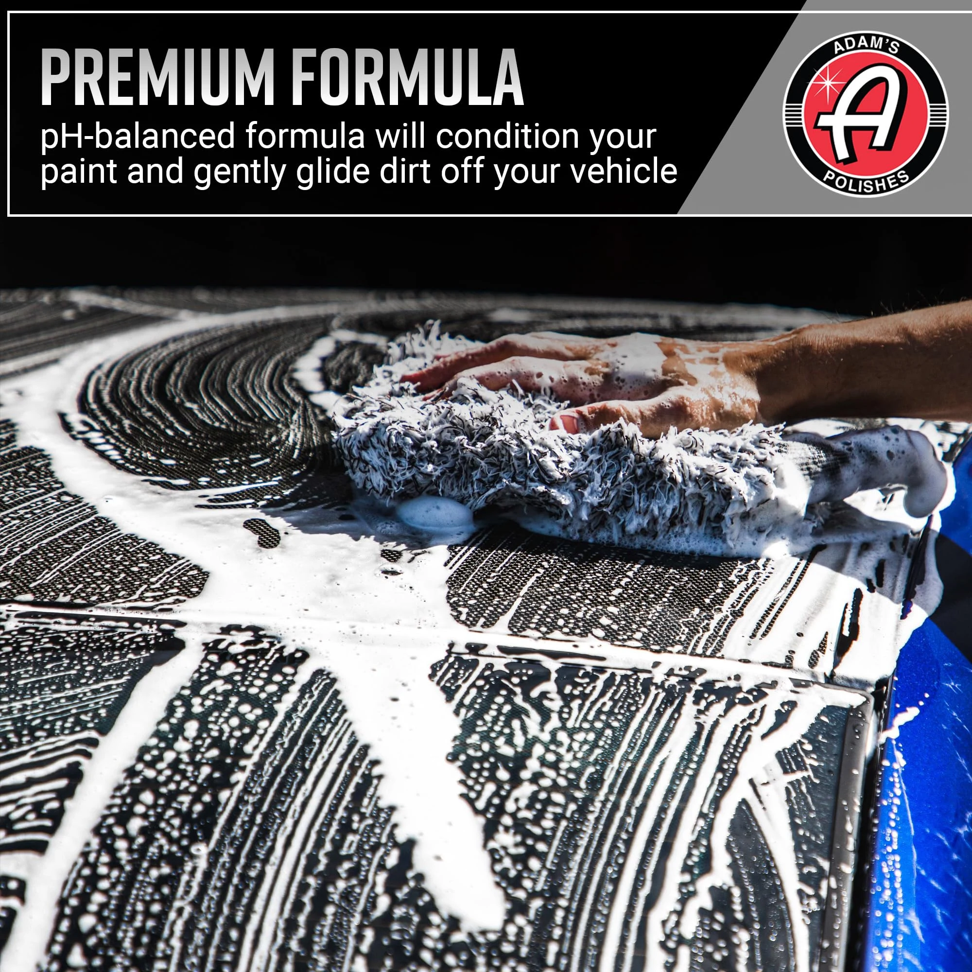 Adam's Polishes Car Wash Shampoo (Gallon) - pH Best Car Wash Soap For Snow Foam Cannon or Gun For Pressure Washer & 5 Gallon product photo, view 7 of 15