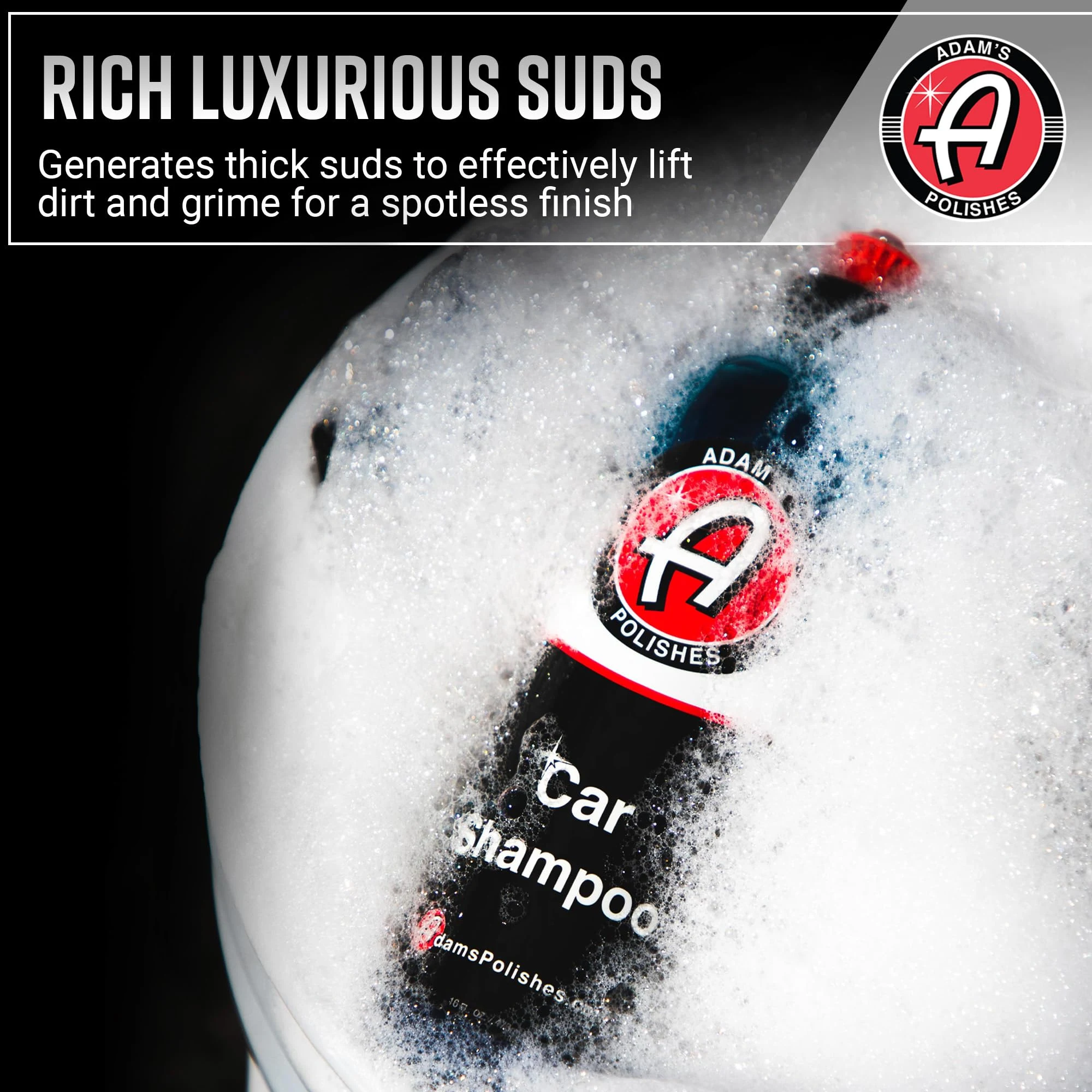 Adam's Polishes Car Wash Shampoo (Gallon) - pH Best Car Wash Soap For Snow Foam Cannon or Gun For Pressure Washer & 5 Gallon product photo, view 8 of 15