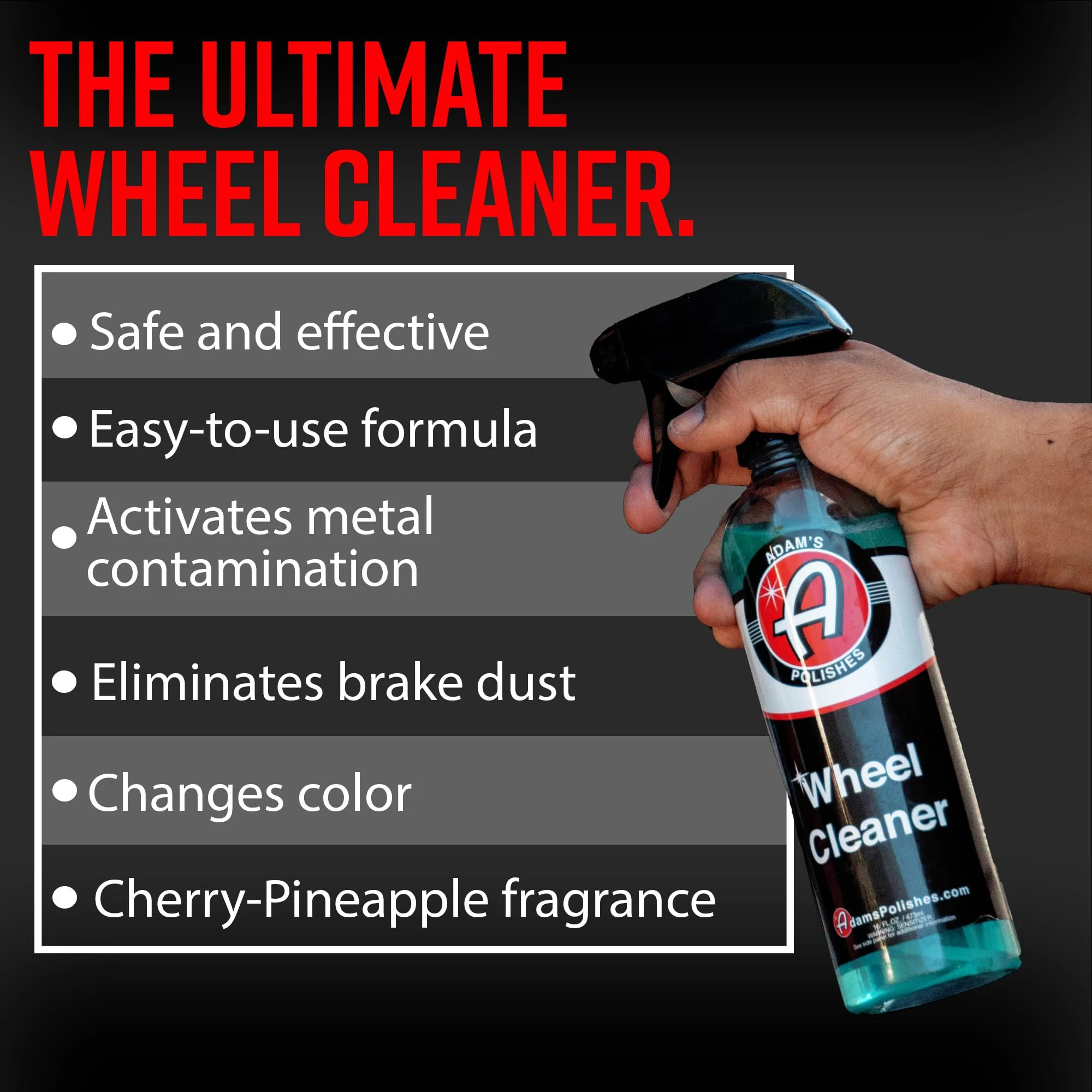 Adam's Polishes Wheel Cleaner 16oz - Tough Wheel… product image 4 for car polish
