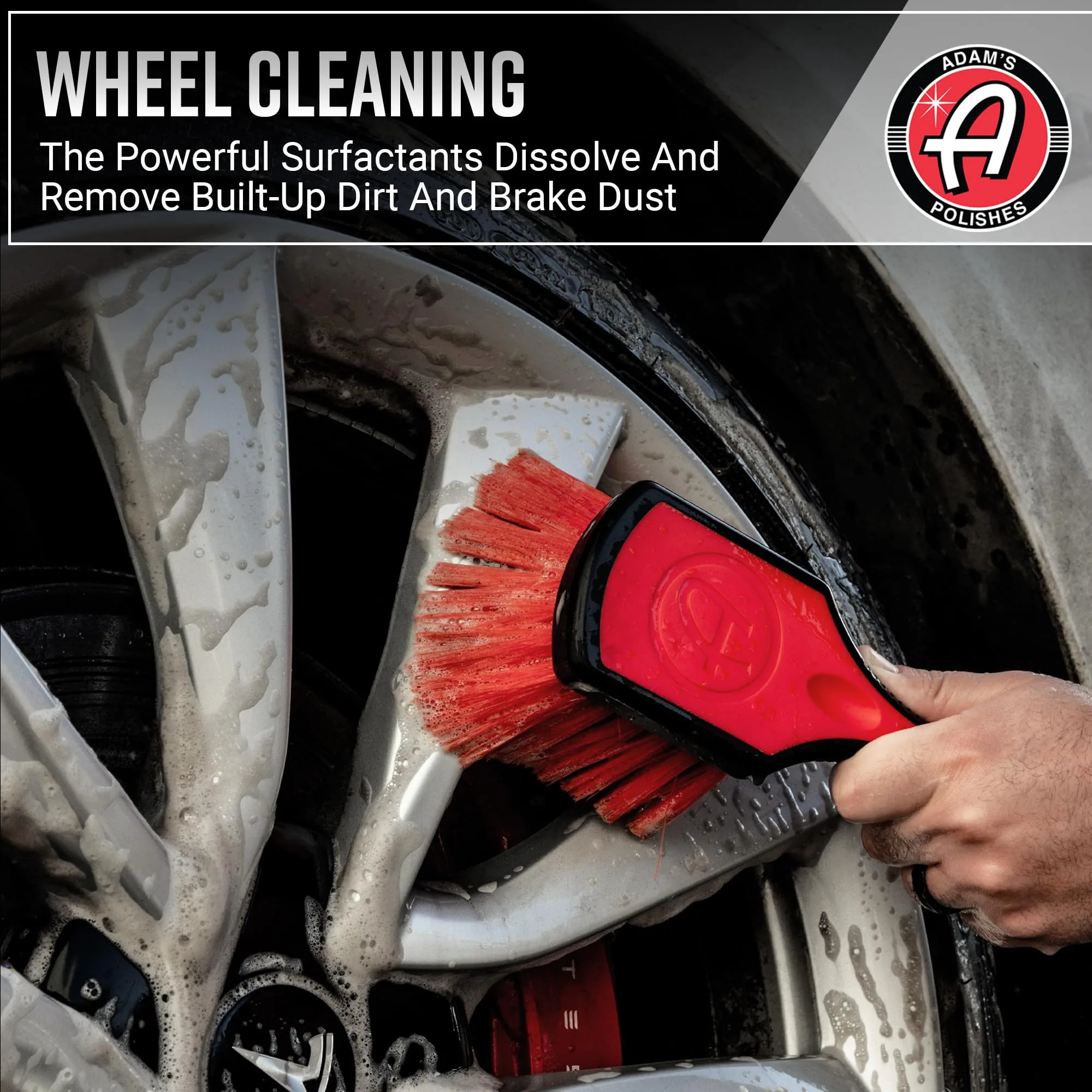Adam's Polishes Wheel & Tire Cleaner Gallon - Professional All in One Tire & Wheel Car Wash Wheel Well Cleaning Spray for Car product photo, view 13 of 15