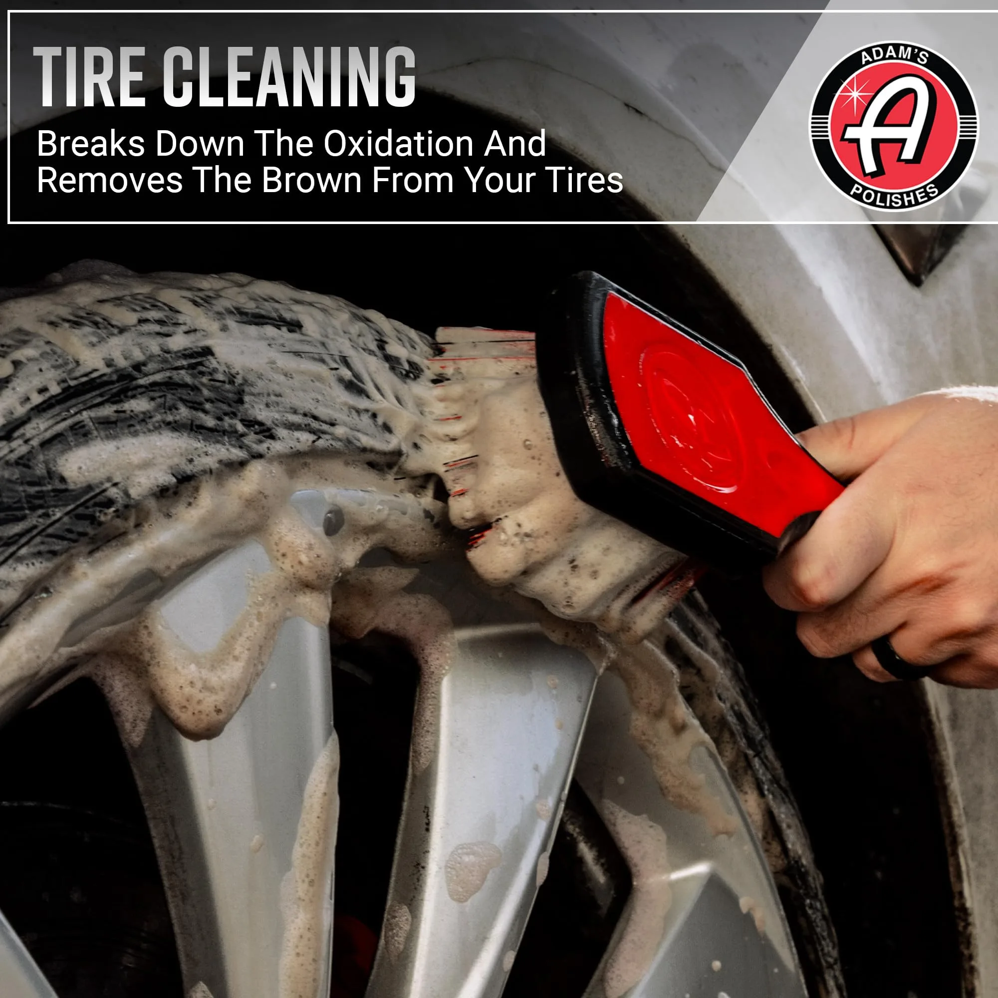 Adam's Polishes Wheel & Tire Cleaner Gallon - Professional All in One Tire & Wheel Car Wash Wheel Well Cleaning Spray for Car product photo, view 14 of 15