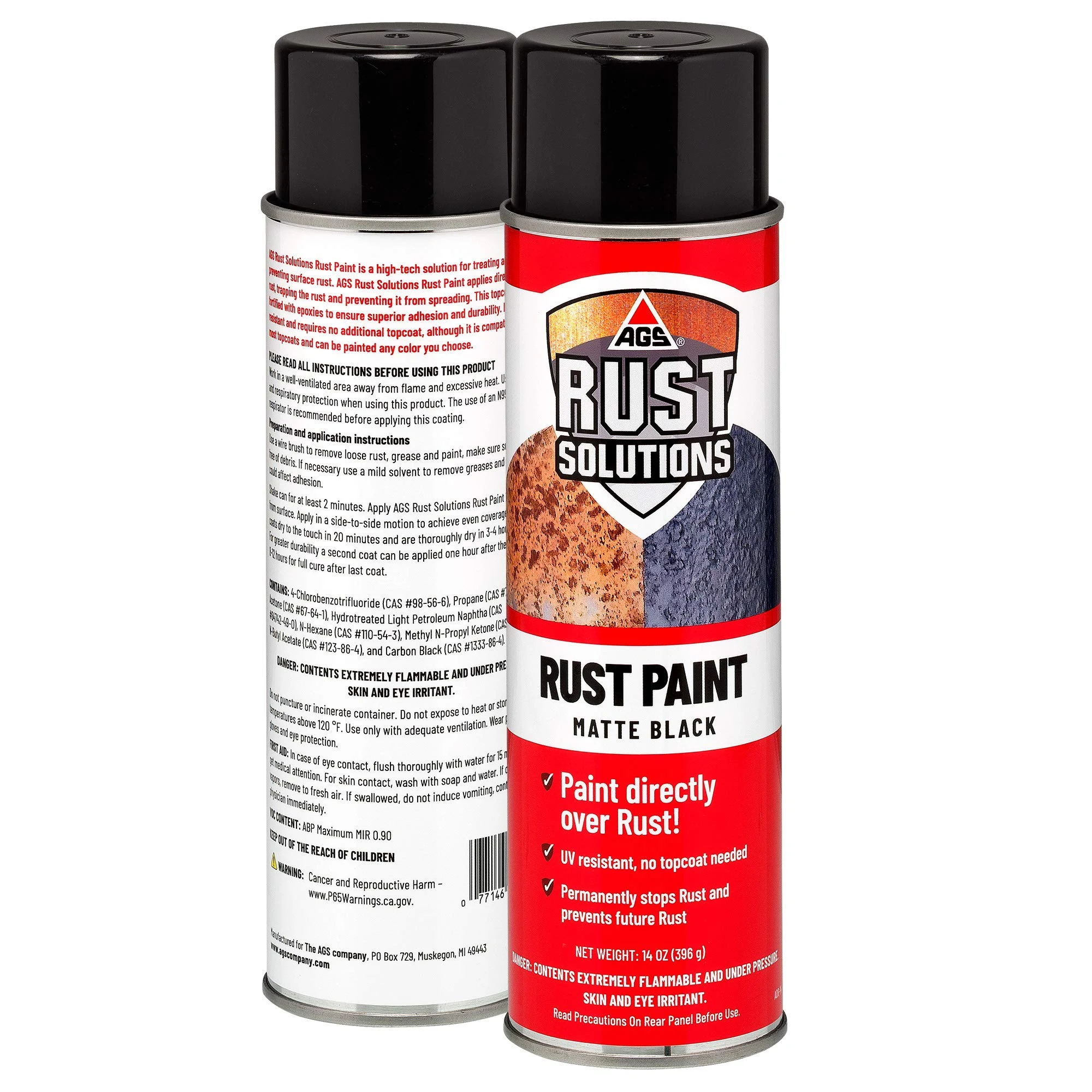 AGS RUST SOLUTIONS Rust Stop Spray Paint for Metal product image 4 for car polish