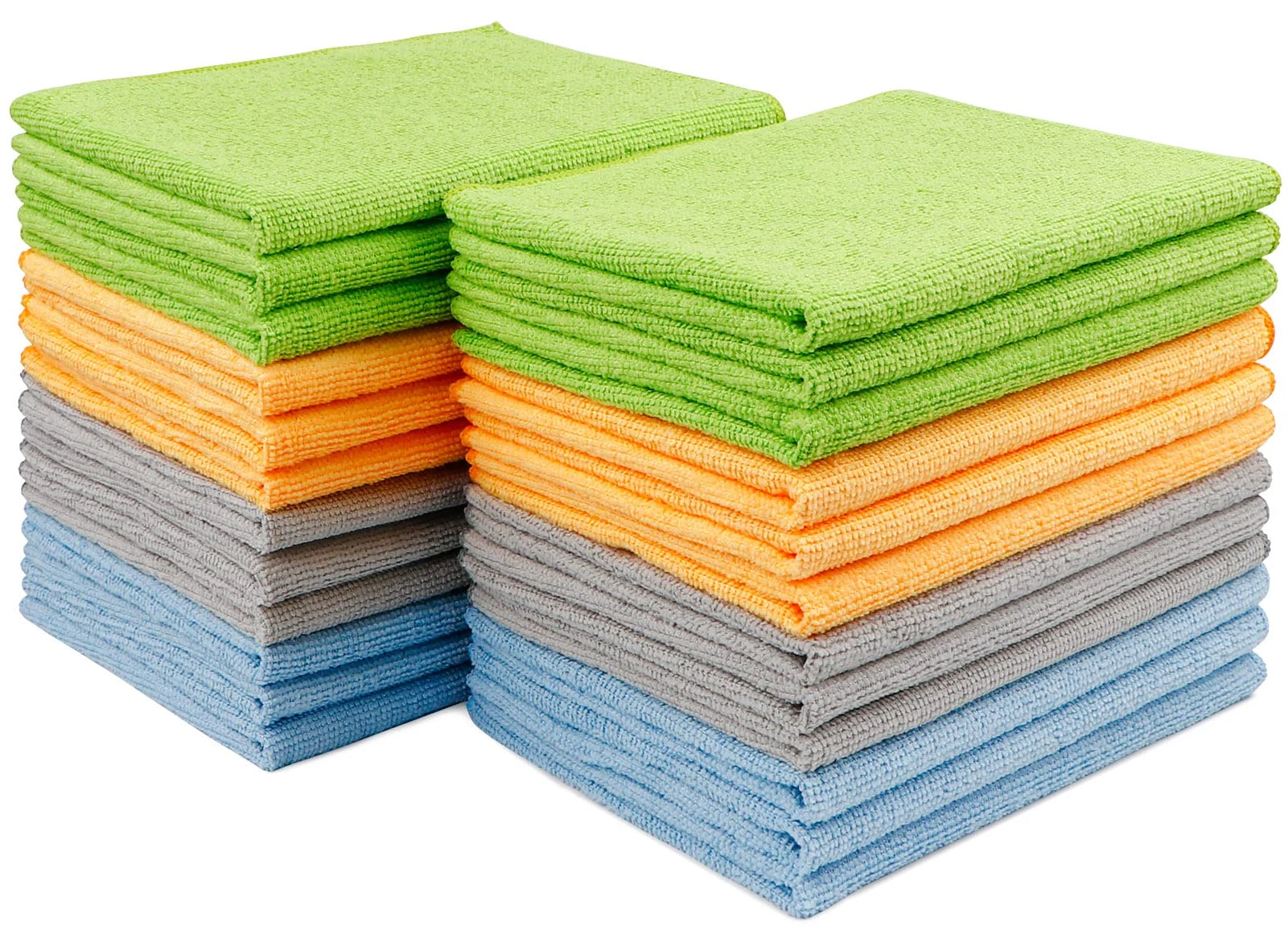 AIDEA Microfiber Cleaning Cloth 24 Pack product image 2 for microfiber towels for cars