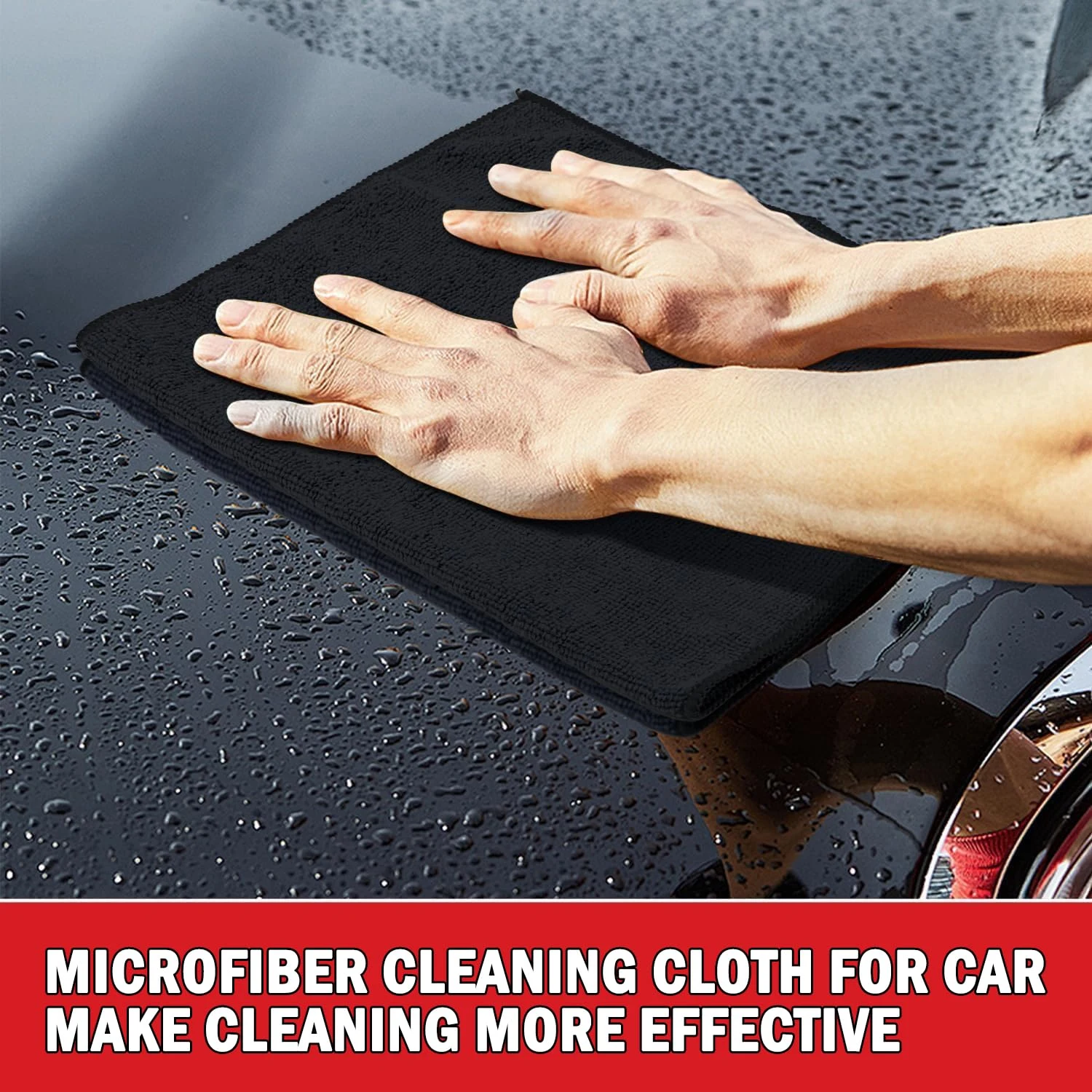 AIDEA Microfiber Cleaning Cloth 24 Pack product image 4 for microfiber towels for cars