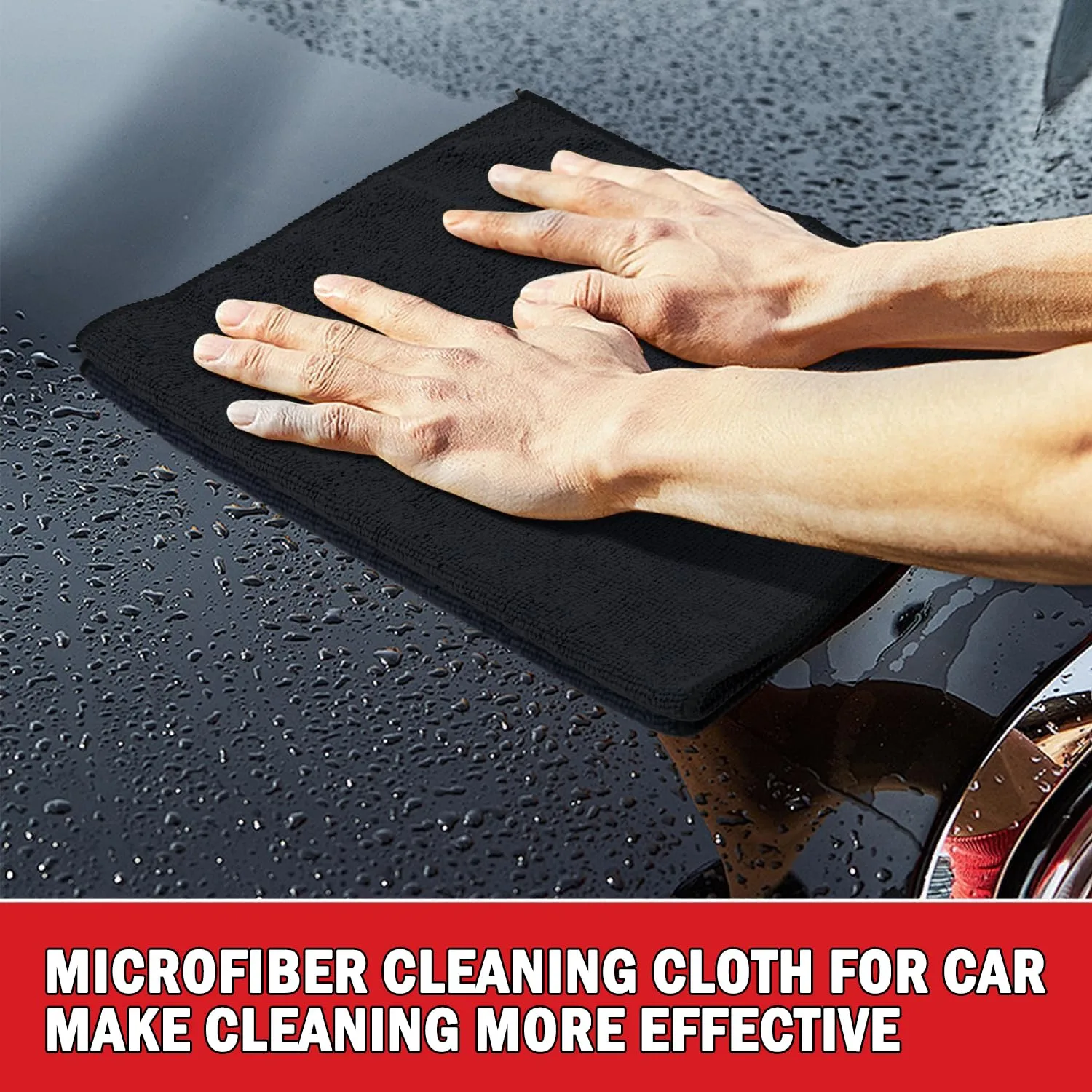AIDEA Microfiber Cleaning Cloth 24 Pack, Microfiber Towels for Cars, Soft & Absorbent Cleaning Rags, Premium Lint Free Shop T product photo, view 11 of 15