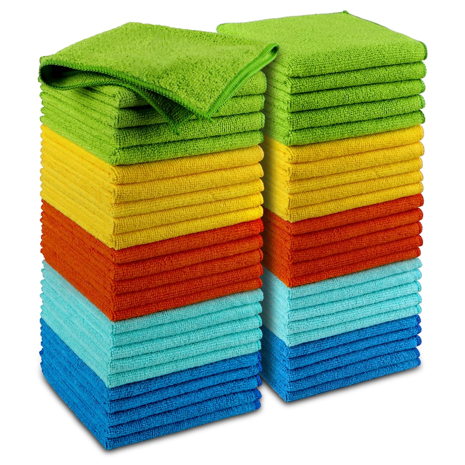 AIDEA Microfiber Cleaning Cloth-50PK product image 3 for microfiber towels for cars