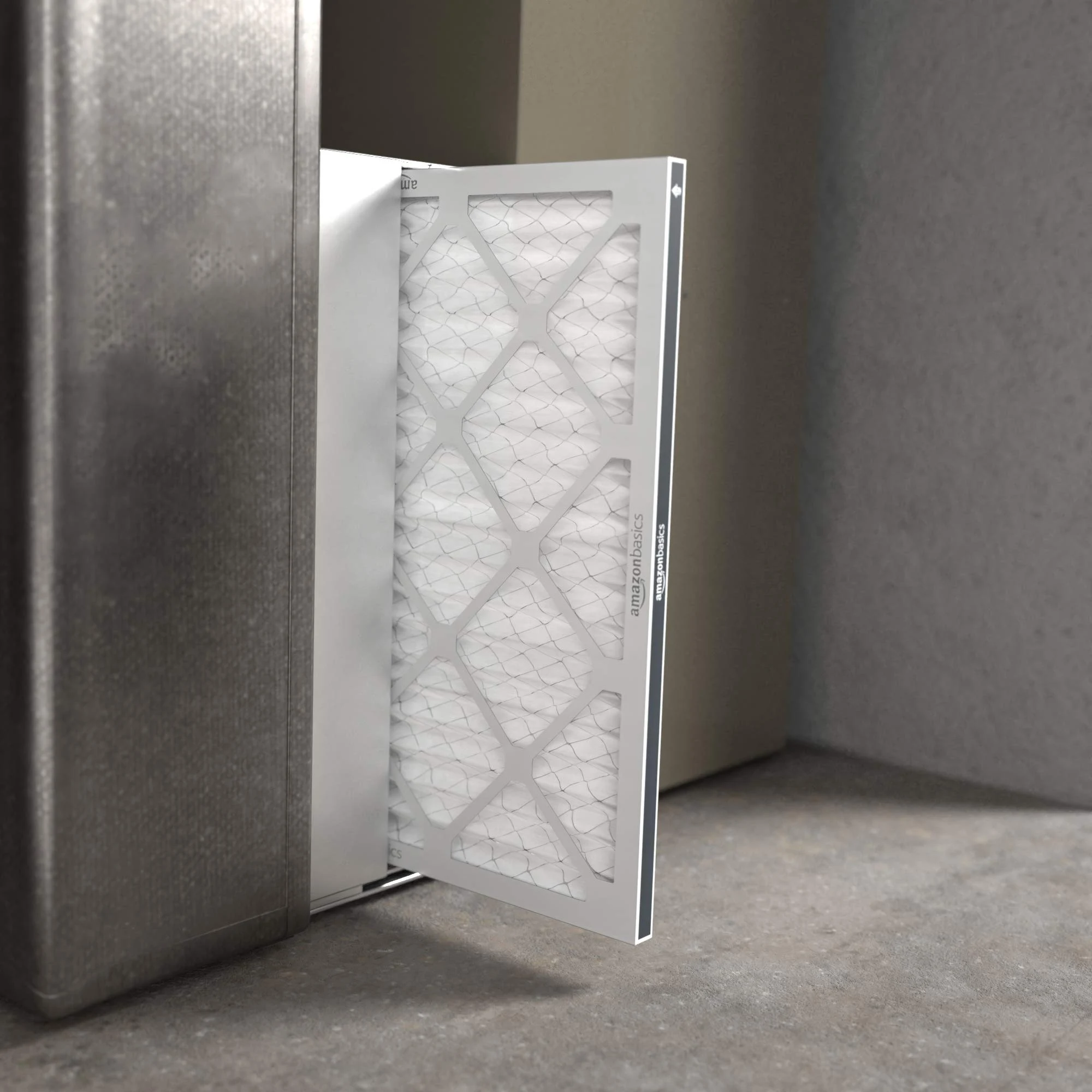 Amazon Basics 20x20x1 Air Filter 6-Pack, MERV 11 AC Furnace Filters, Dust, Pet, Allergen Control , Electrostatic (Actual Size product photo, view 7 of 13