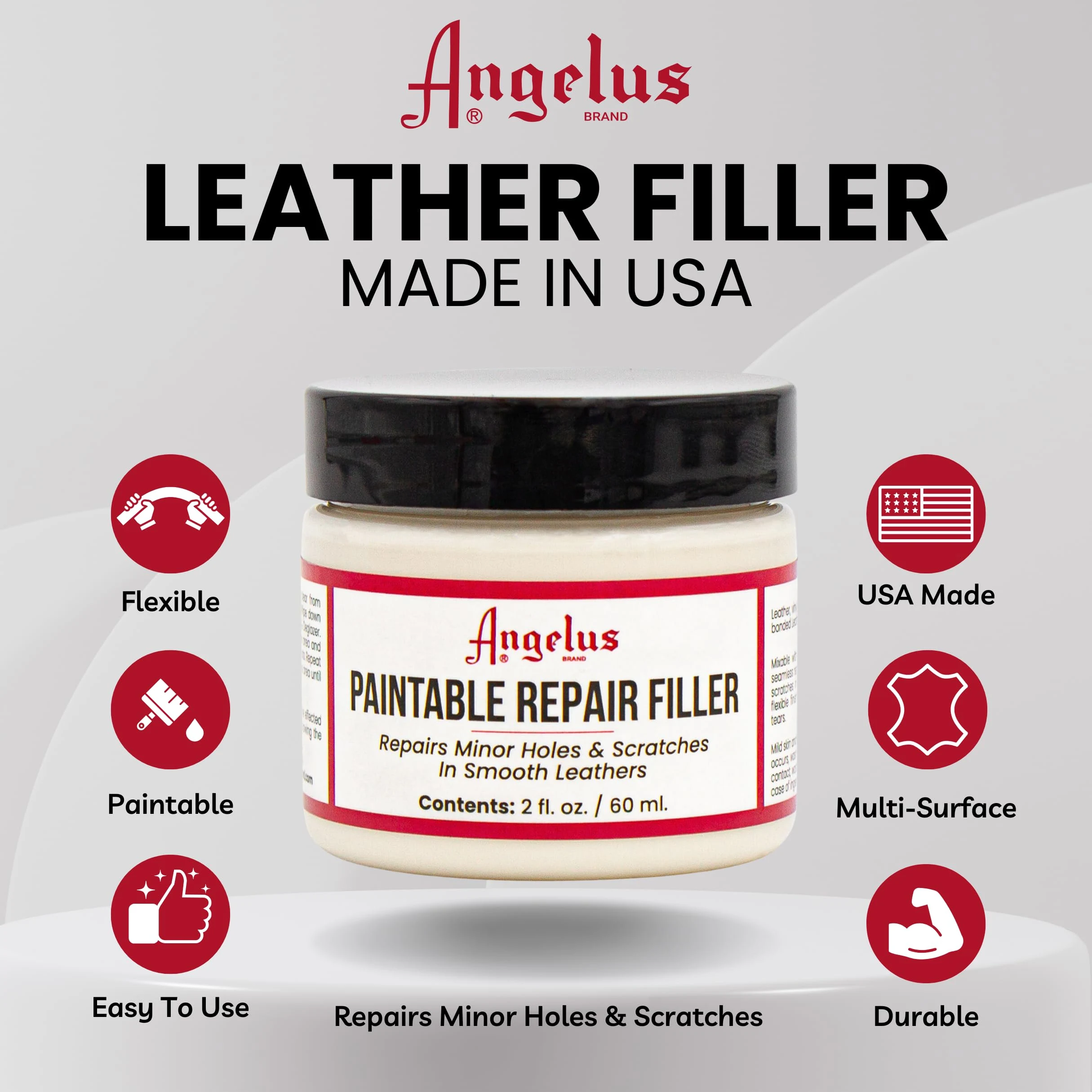 Angelus Leather Filler for Filling or Repairing Holes product image 4 for car detailing