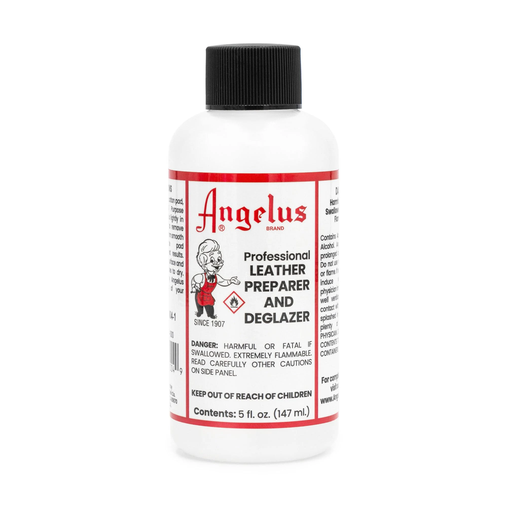 Angelus Leather Preparer Deglazer 5oz product image 2 for car detailing