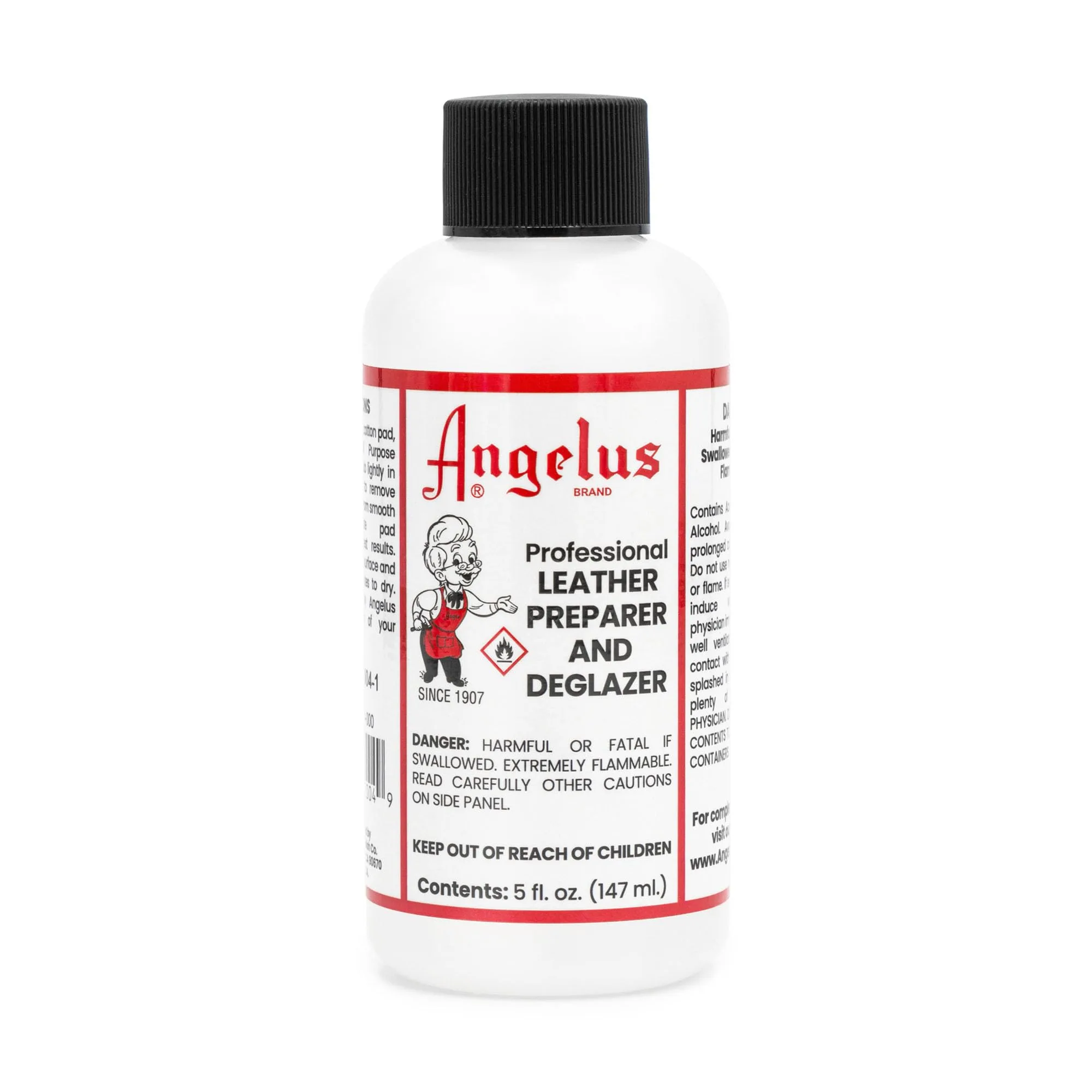 Angelus Leather Preparer Deglazer 5oz | All-Purpose Shoe Cleaning Solution, Preps Leather for Dye, Paint, Perfect for Shoes, product photo, view 8 of 11