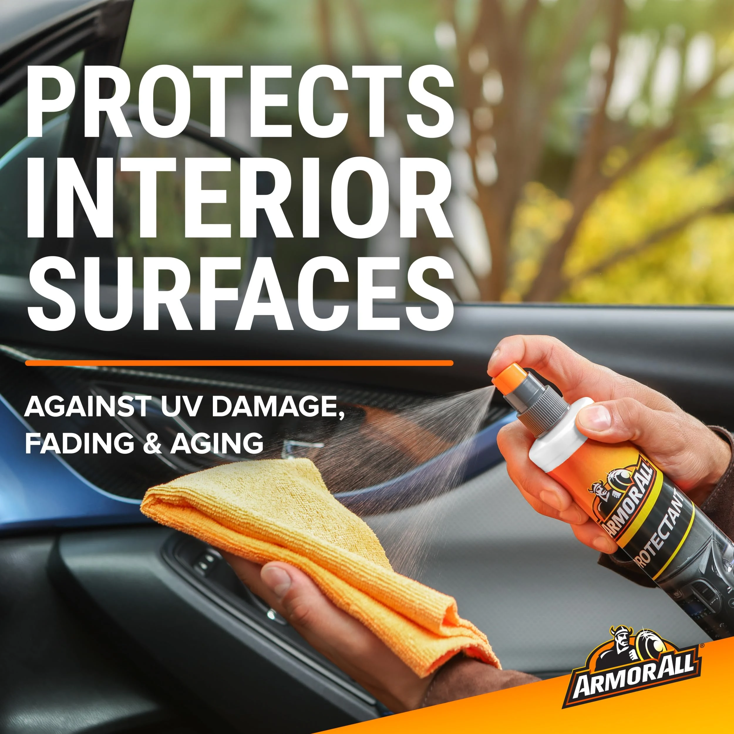 Armor All Car Cleaning Kit, Glass Wipes, Protectant, Wash & Wax, Tire Foam | 4-piece car wash detailing kit with ammonia-free product photo, view 5 of 15