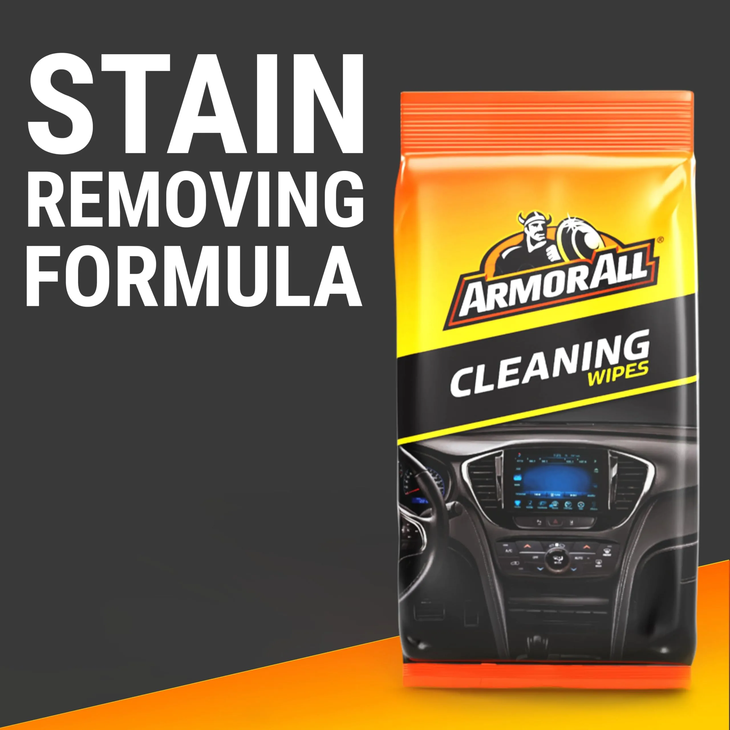 Armor All Car Interior Cleaner Wipes, Interior Cleaning Wipes for Cars, Trucks, Motorcycles, 60 Each product photo, view 13 of 15