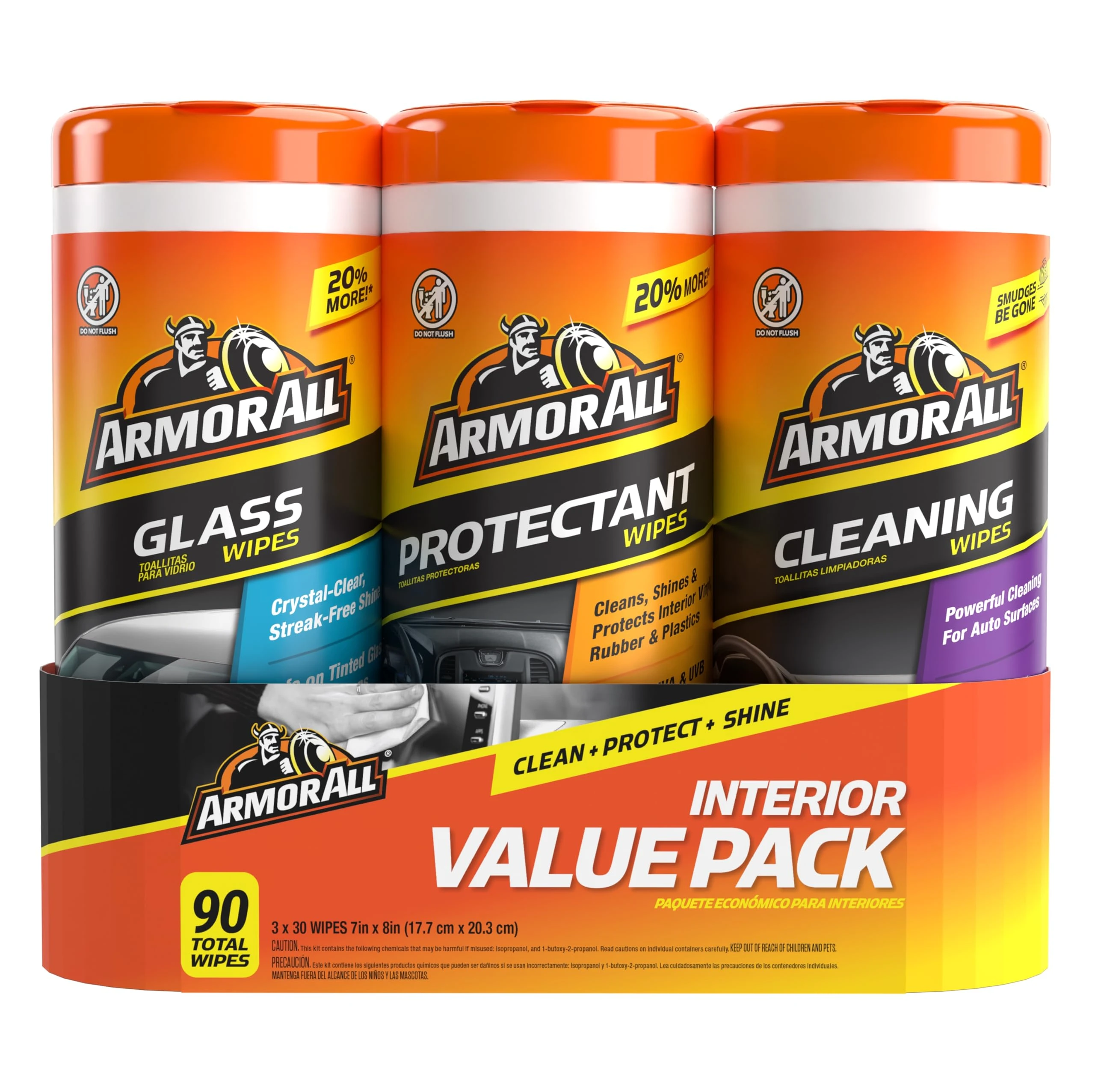 Armor All Car Interior Value Pack product image 3 for car glass cleaner