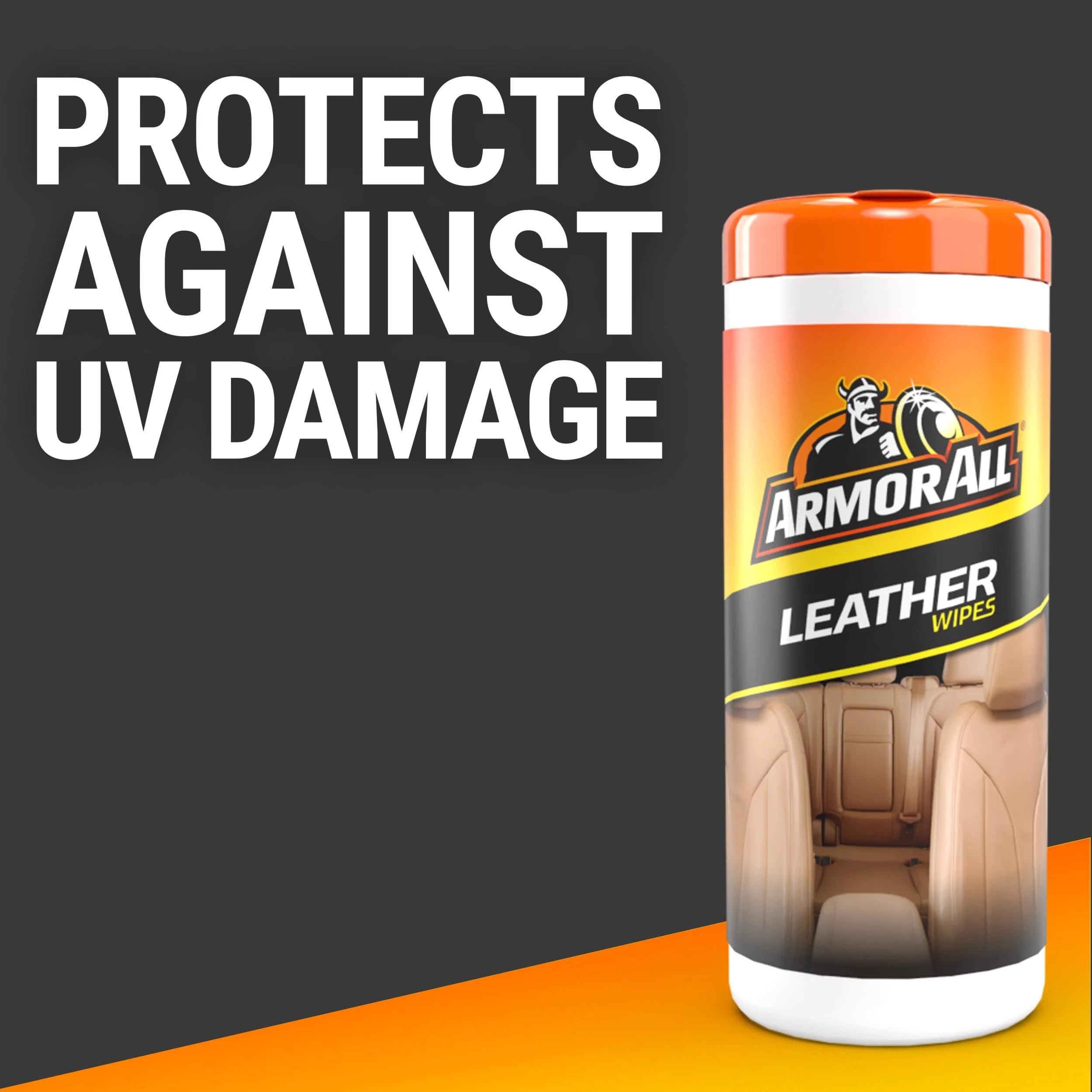 Armor All Car Leather Wipes, Cleans, Conditions, Protects, 20 Count | Pre-Moistened Interior Car Cleaning Wipes, Streak Free, product photo, view 7 of 15