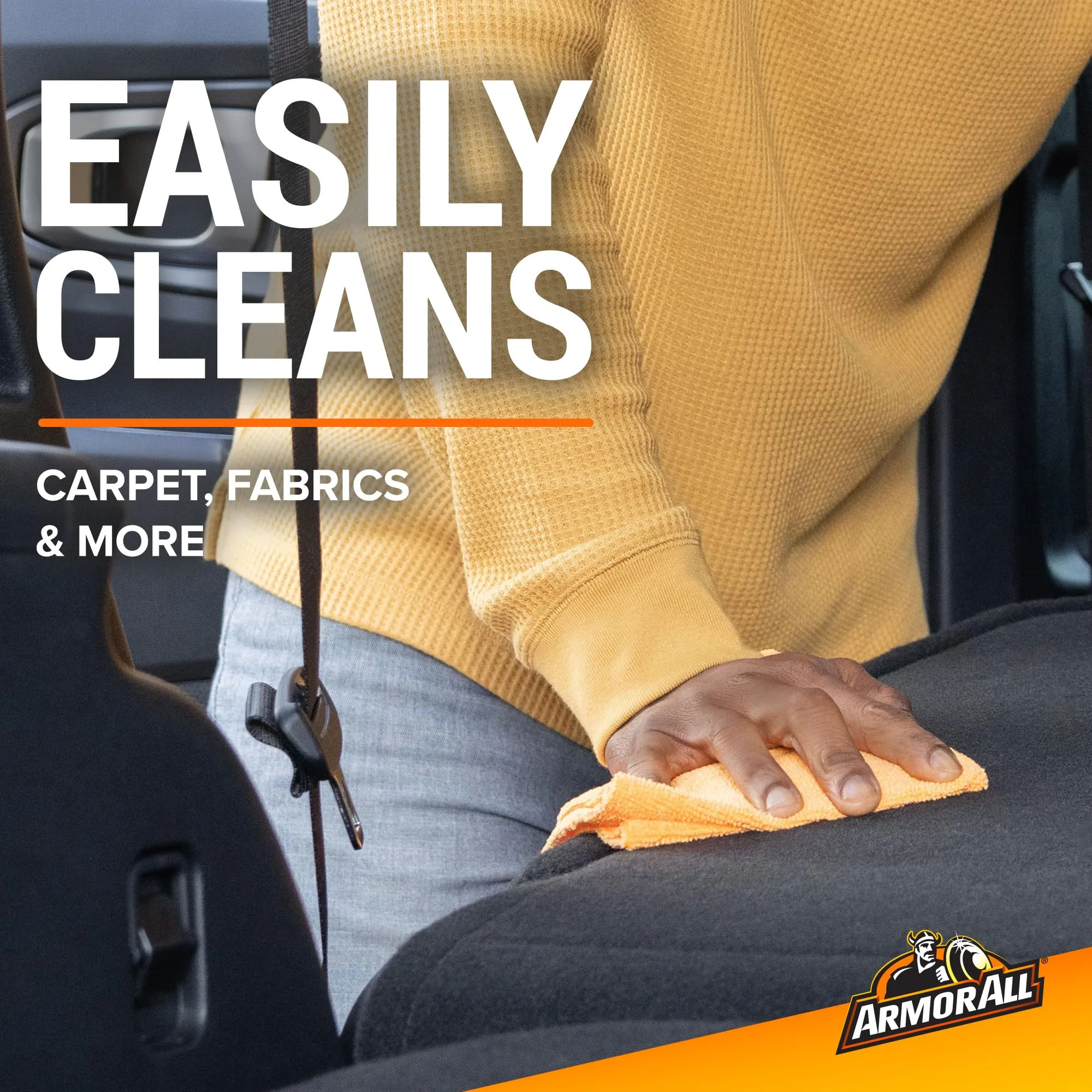 Armor All Multi-Purpose Car Cleaner Spray, New Car Scent, 16 Fl Oz | Interior car cleaner for dashboards, vinyl, clear plasti product photo, view 13 of 15