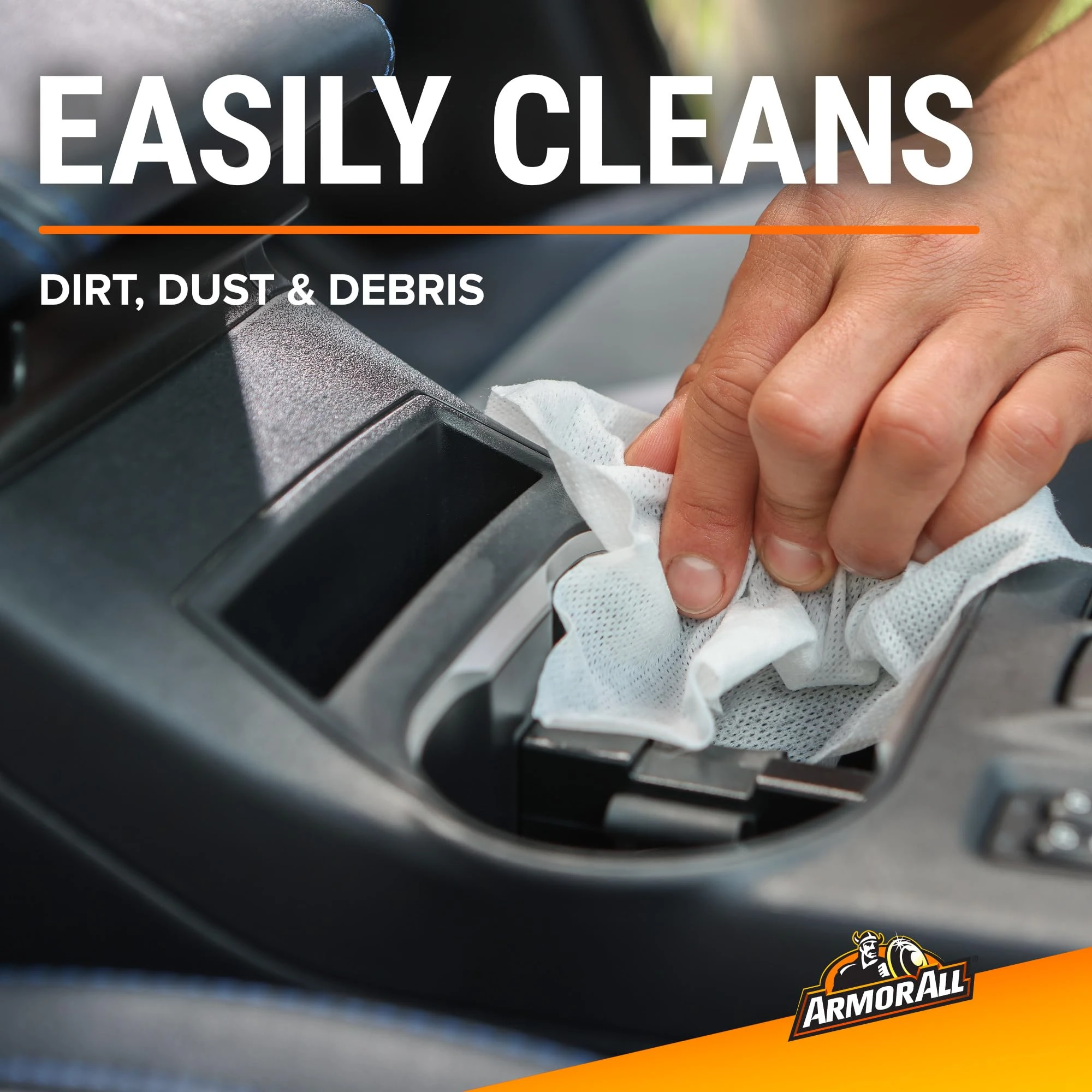 Armor All Car Protectant Wipes, Interior Car Wipes with UV Protection Against Cracking and Fading, 60 Wipes product photo, view 8 of 17