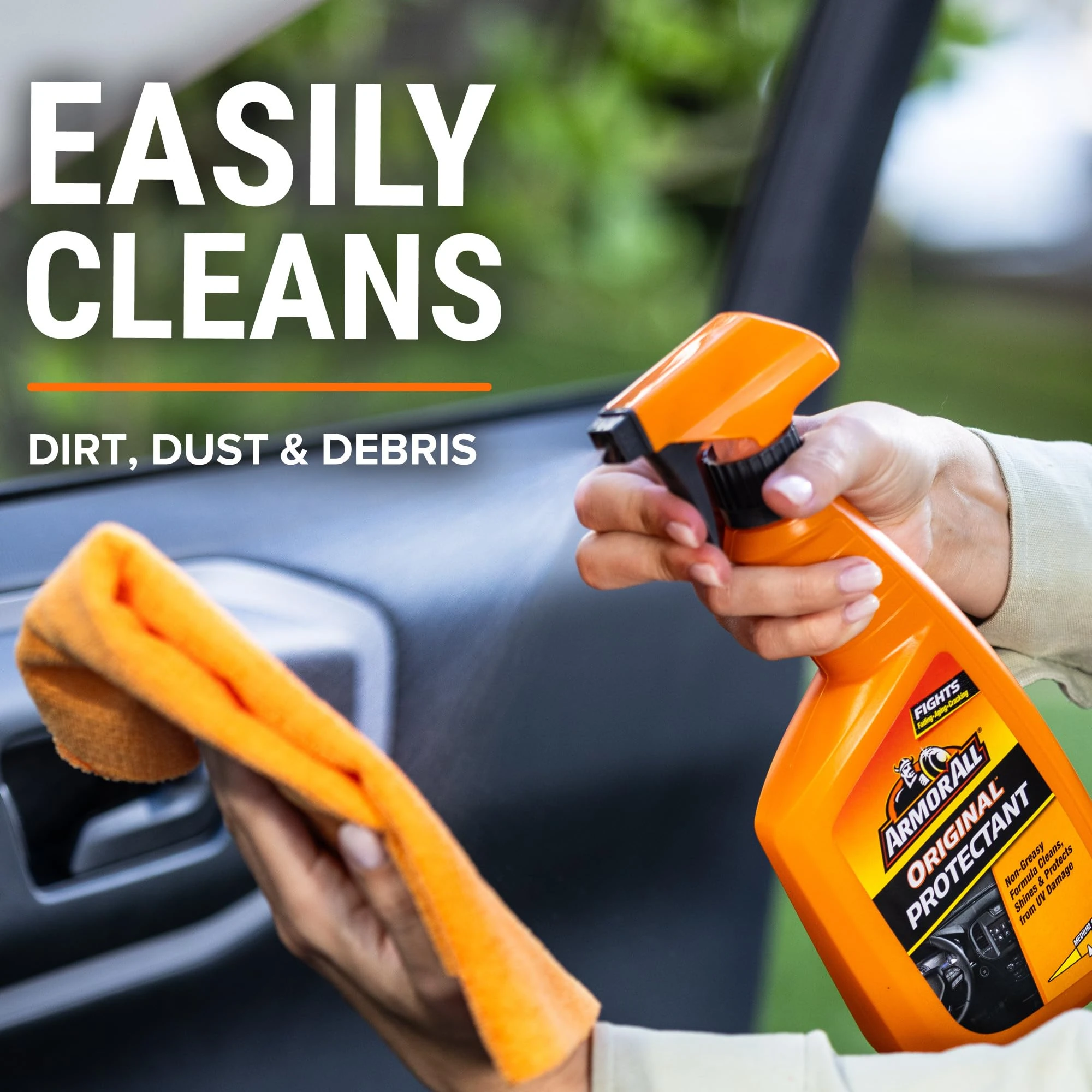 Armor All Streak-Free Original Protectant Spray, Car Interior Cleaner, 28oz | Car cleaning spray, dashboard cleaner for car i product photo, view 5 of 15