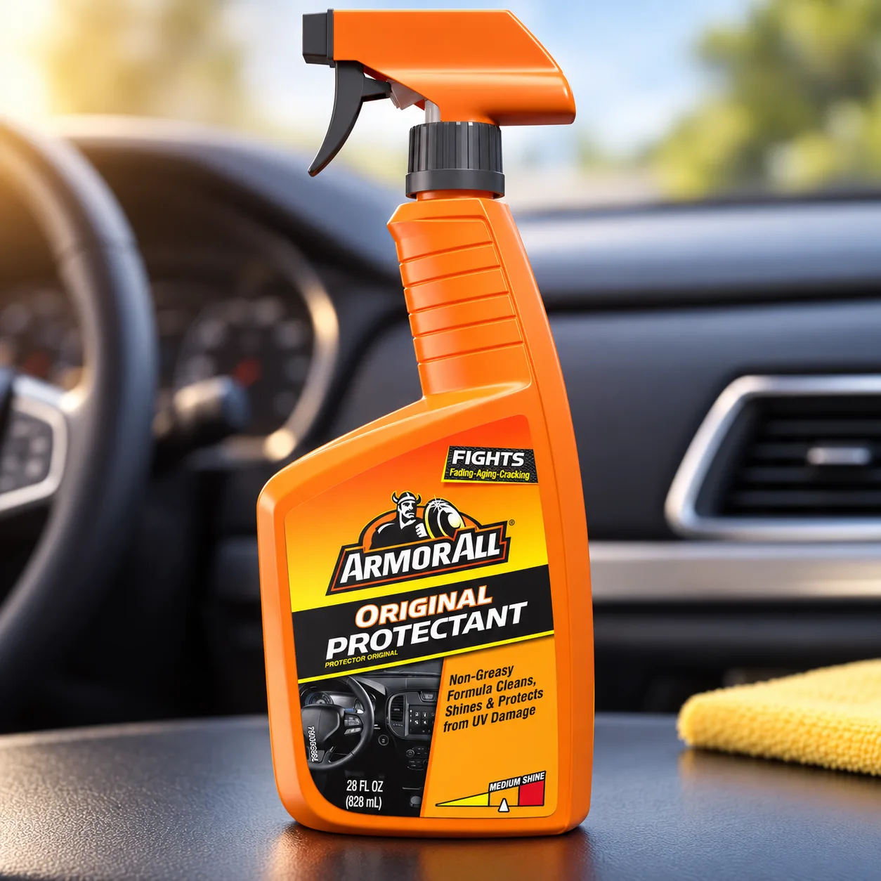 Armor All Streak-Free Original Protectant Spray, Car Interior Cleaner, 28oz | Car cleaning spray, dashboard cleaner for car i product photo, view 9 of 15