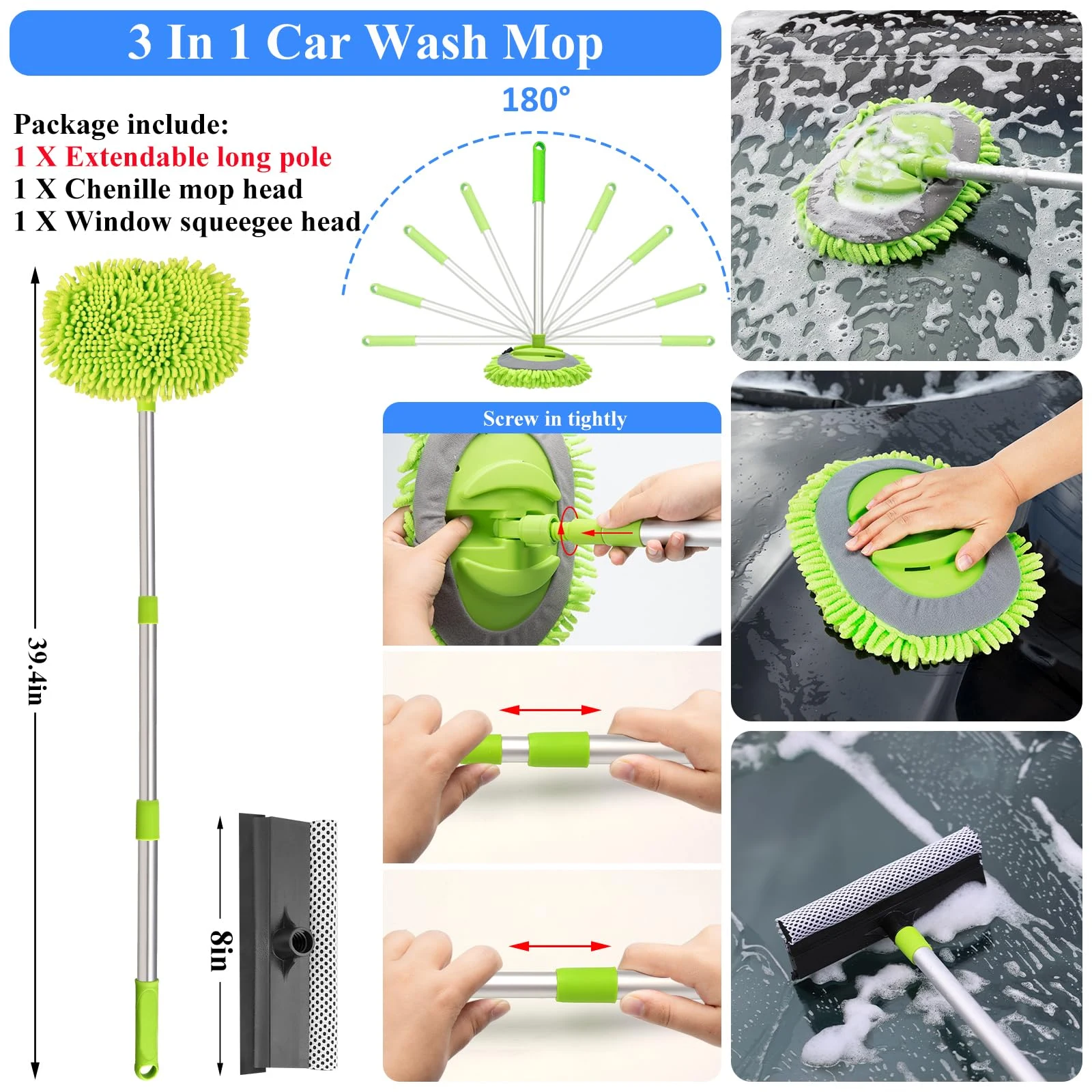AUTODECO 42Pcs Car Wash Kit with Foam Gun product image 2 for foam cannon