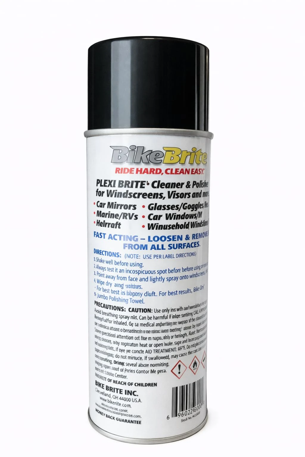Bike Brite MC69000 Clear Plastic Cleaner/Polisher, 14 fl. oz. product photo, view 6 of 17