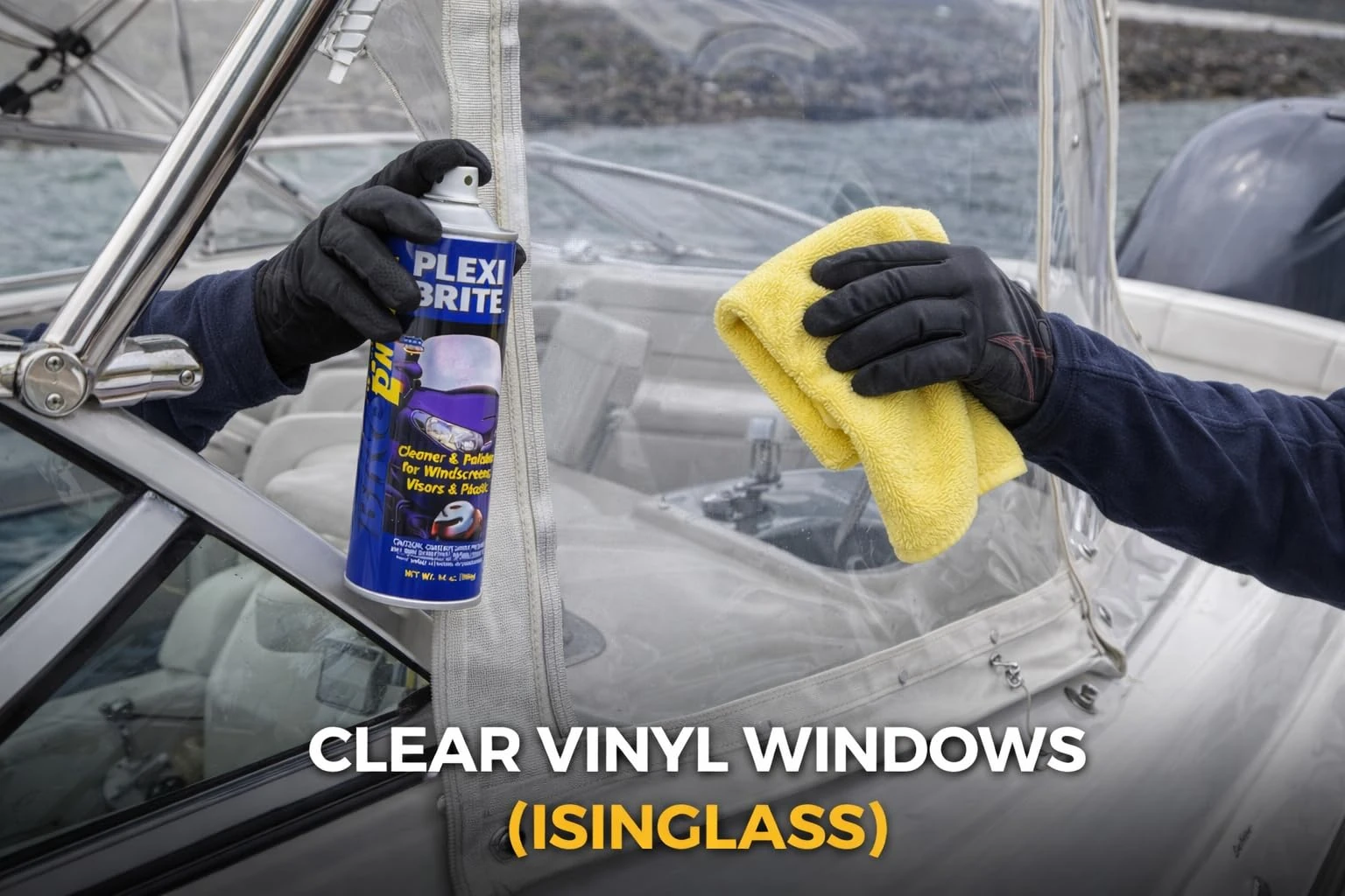 Bike Brite MC69000 Clear Plastic Cleaner/Polisher, 14 fl. oz. product photo, view 9 of 17
