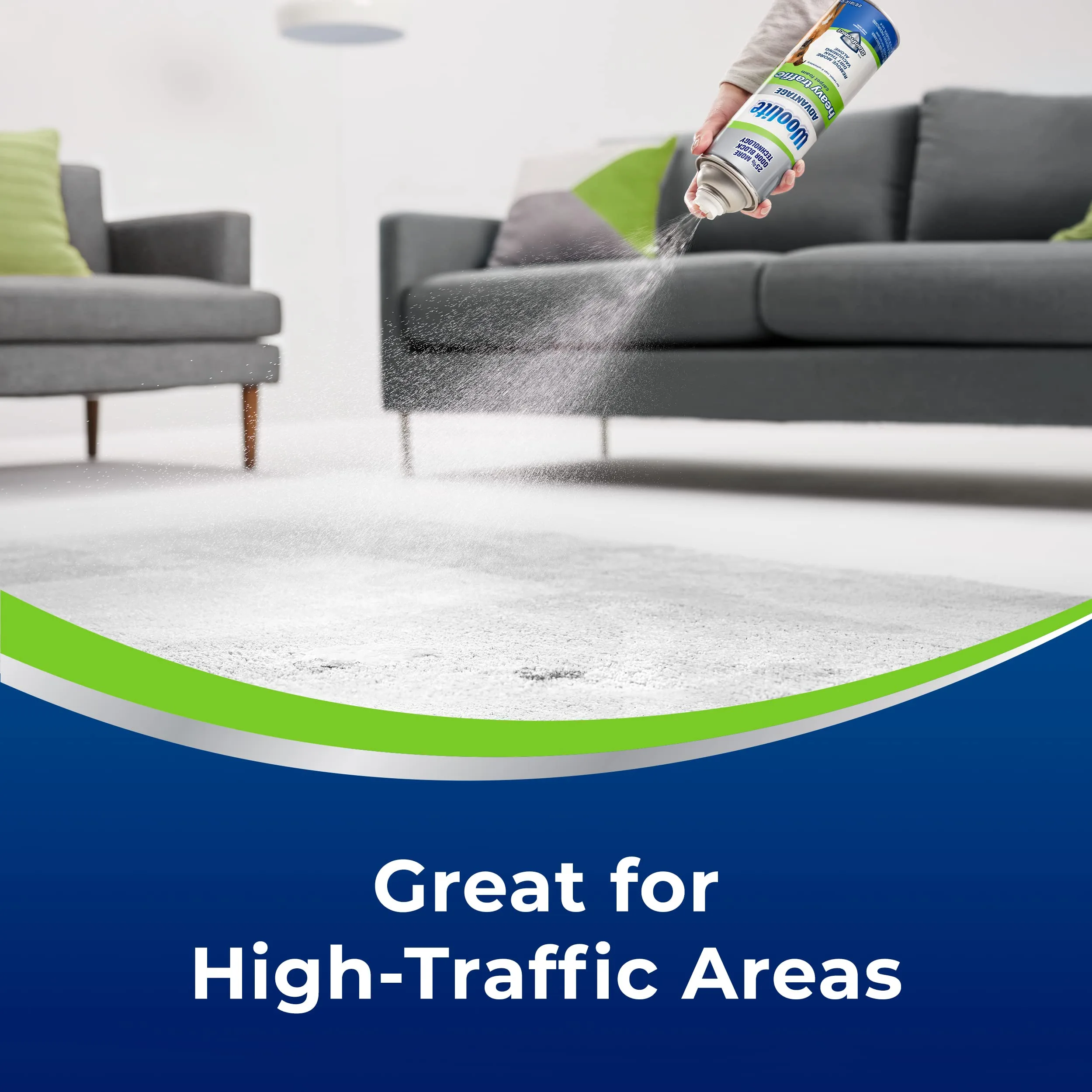 Bissell Woolite Advantage Heavy Traffic Carpet Foam 4 Pack, 3320 product photo, view 14 of 15