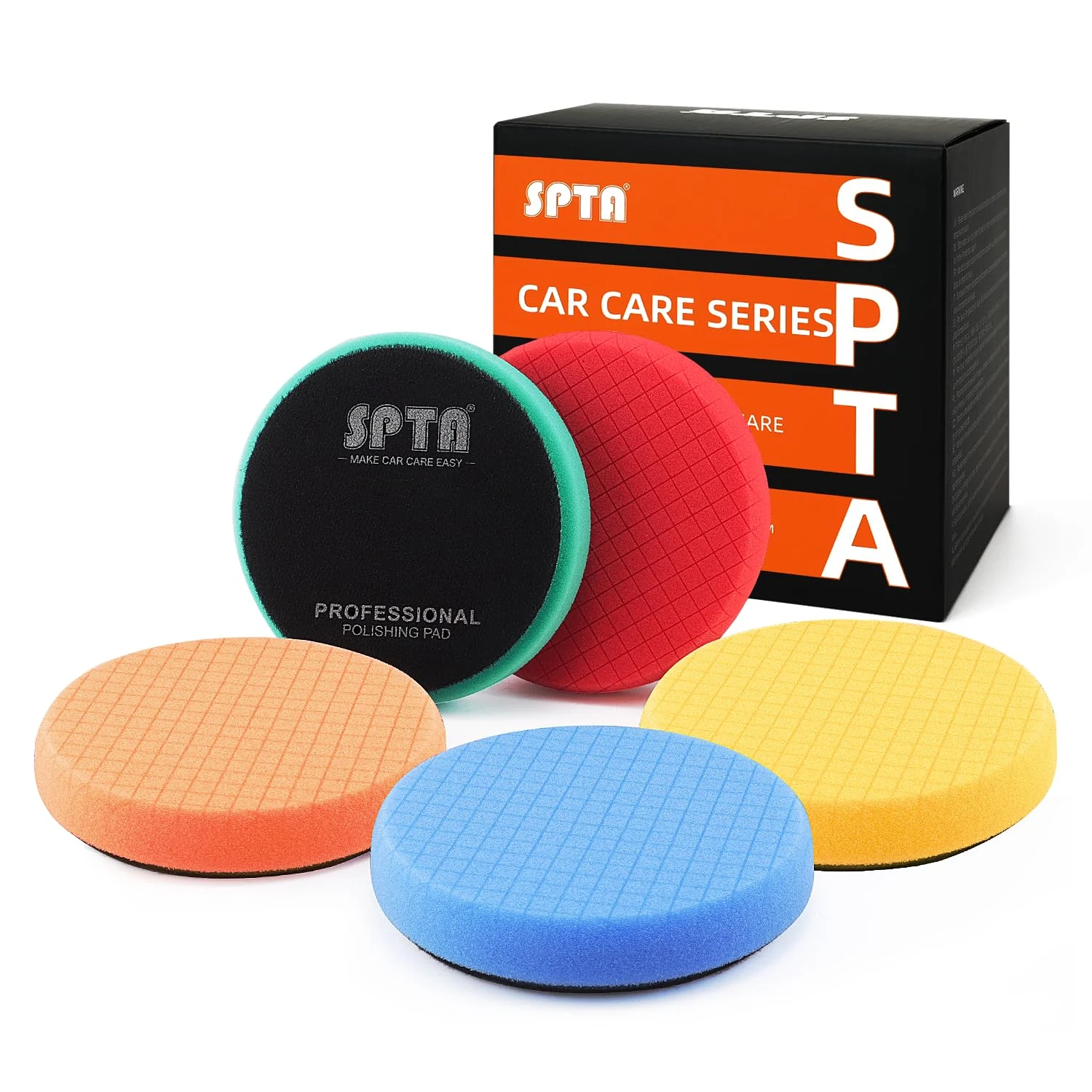 Buffing Polishing Pads, SPTA 5Pcs 5.5 Inch Face for 5 Inch supplied product image