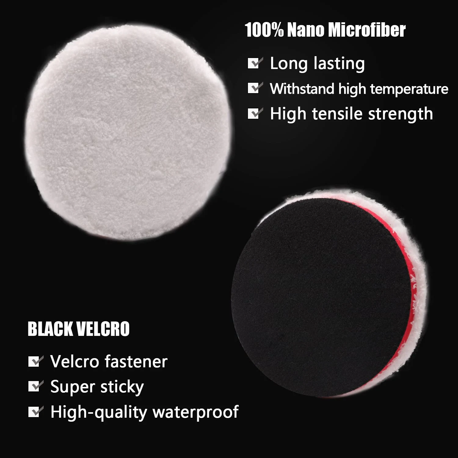 Buffing Polishing Pads, ZFE 7Pcs 6"(150mm) product view 4