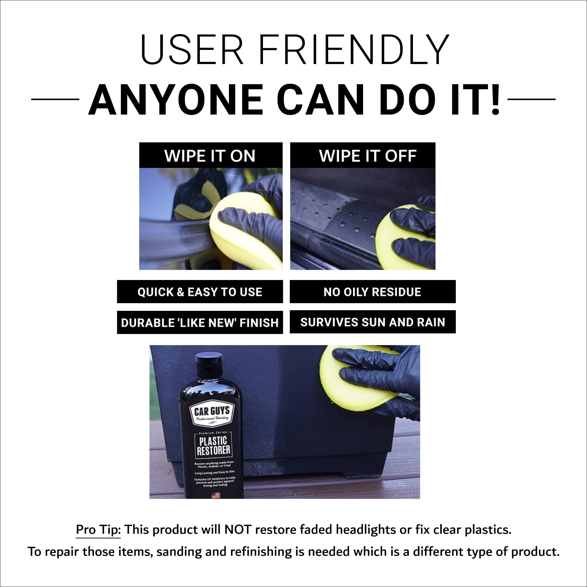 CarGuys Plastic Restorer product photo, view 5 of 7