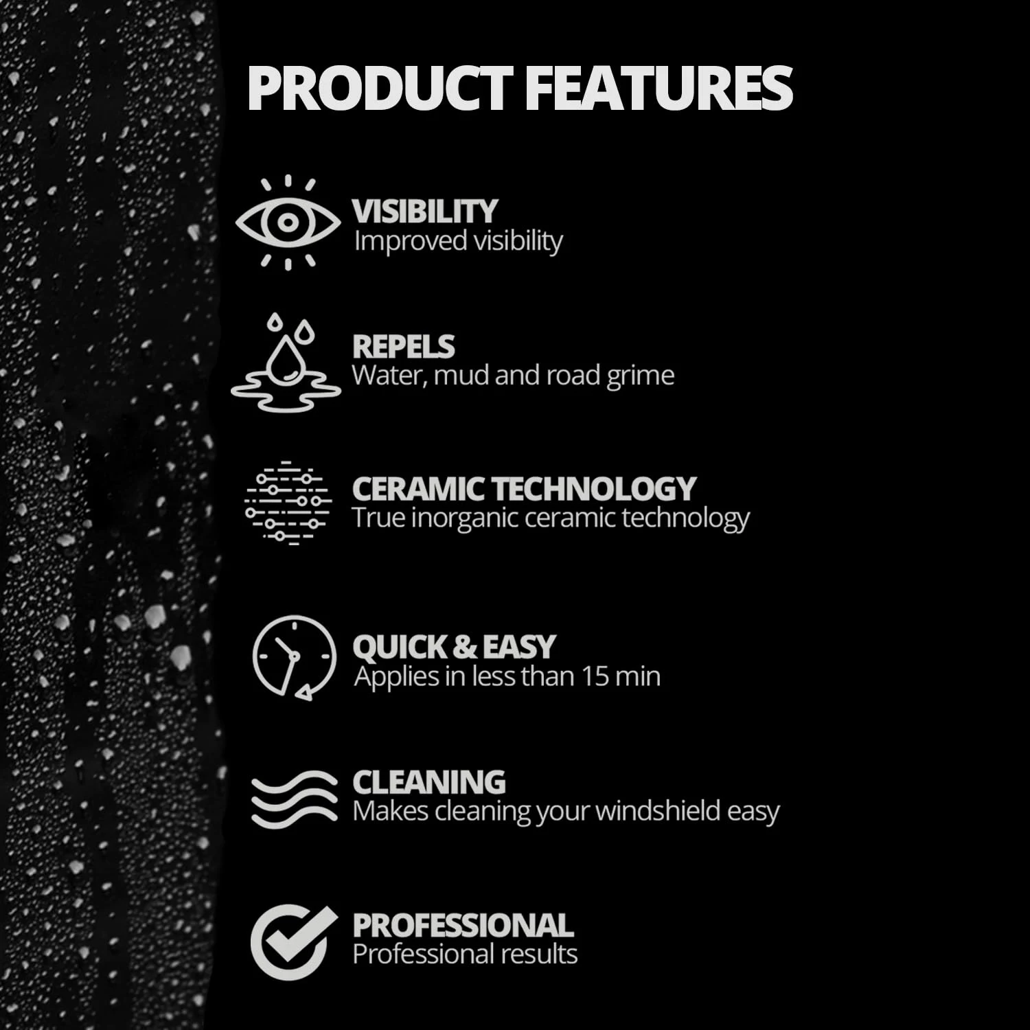 CERAKOTE® Ceramic Glass Coat Protectant, Rain product view 3