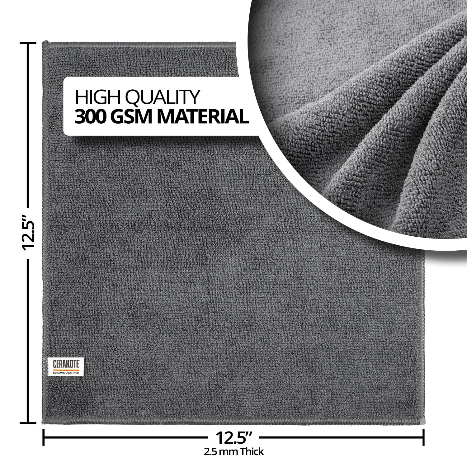 CERAKOTE® Microfiber Towels for Cars, 300 GSM product view 3